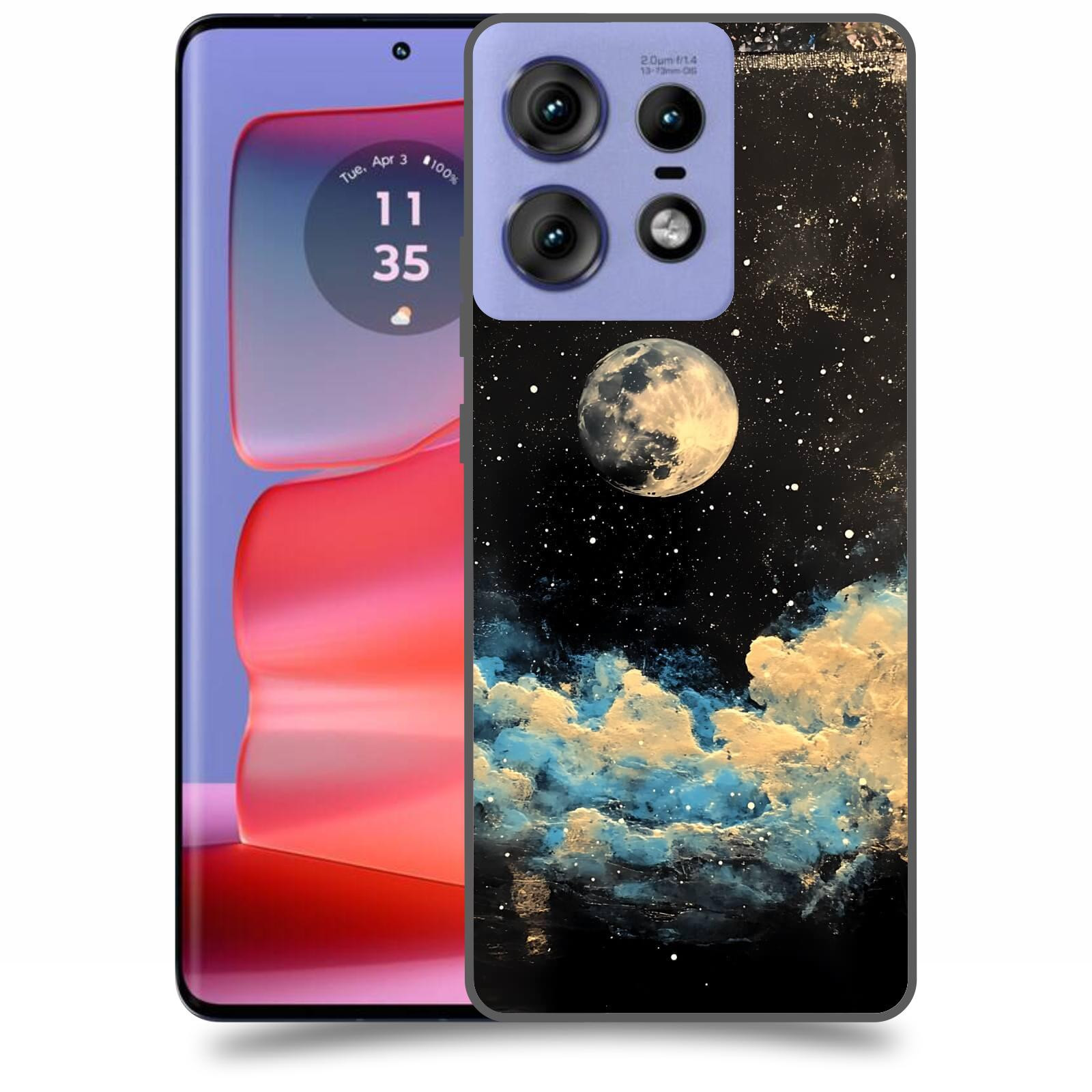 ACOVER Kryt na mobil Motorola Edge 50 Pro - Noční obloha IV