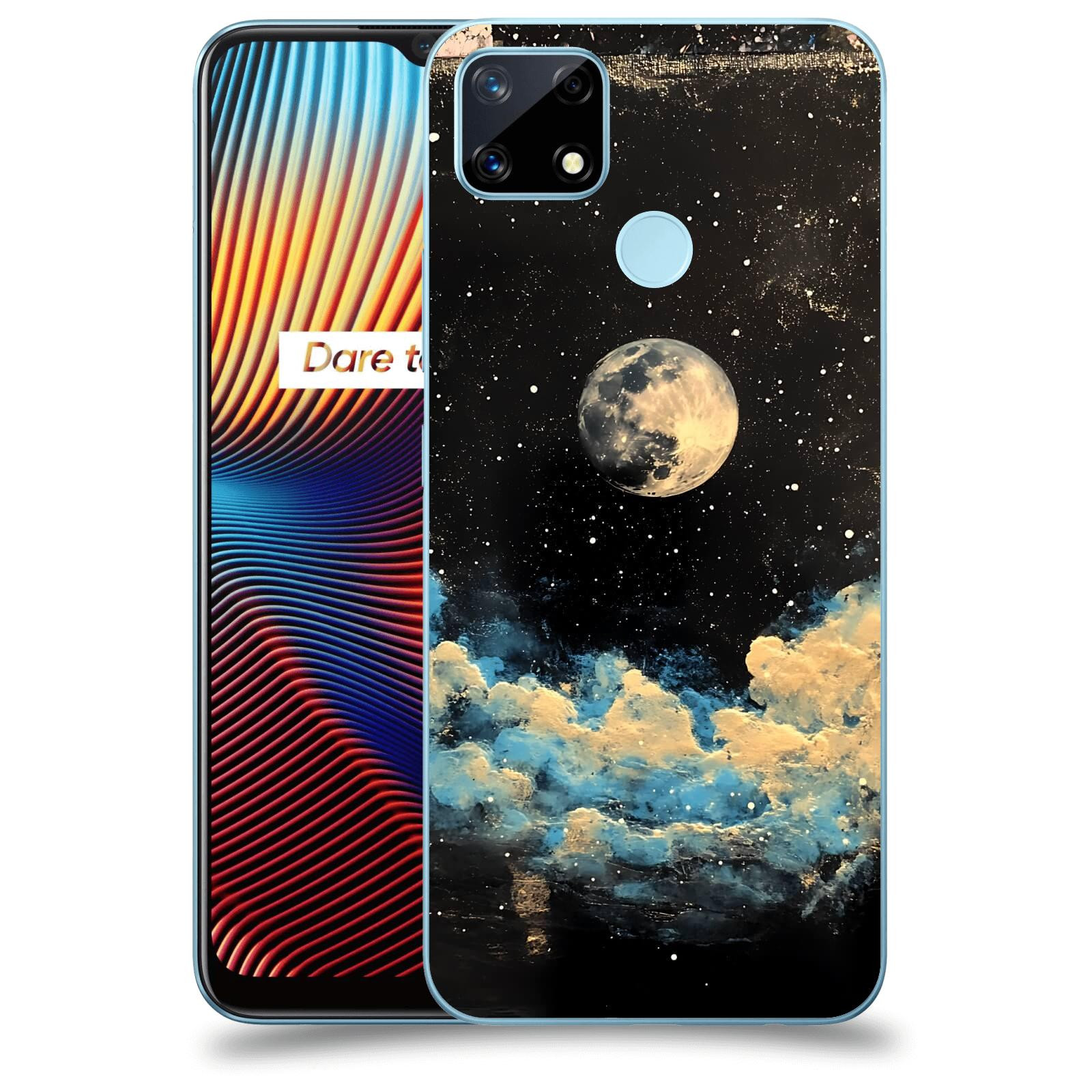 ACOVER Kryt na mobil Realme 7i - Noční obloha IV