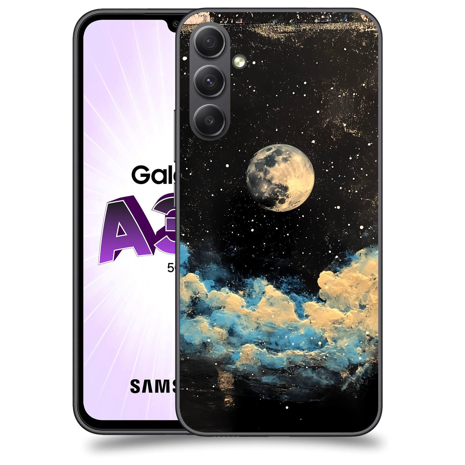 ACOVER Kryt na mobil Samsung Galaxy A34 - Noční obloha IV