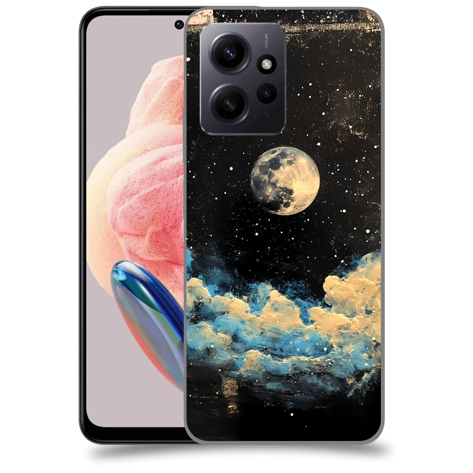 ACOVER Kryt na mobil Xiaomi Redmi Note 12 4G - Noční obloha IV