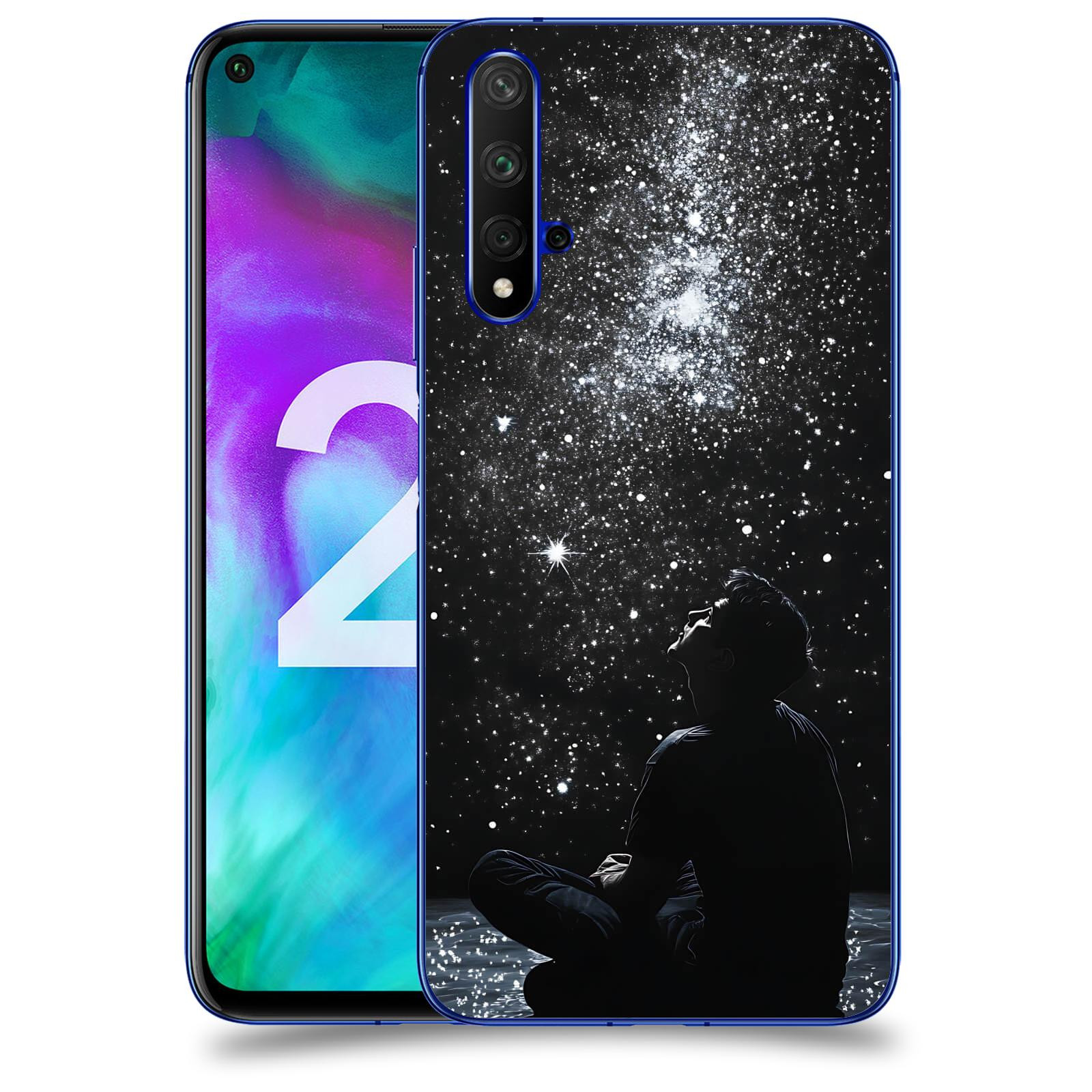 ACOVER Kryt na mobil Honor 20 - Noční obloha V