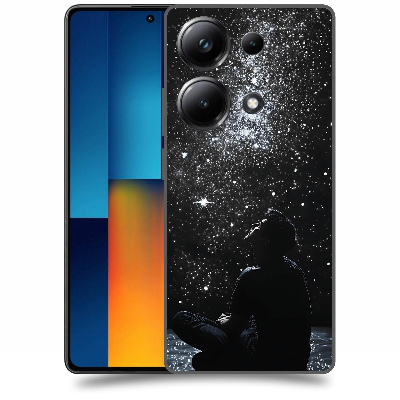 ACOVER Kryt na mobil Poco M6 - Noční obloha V
