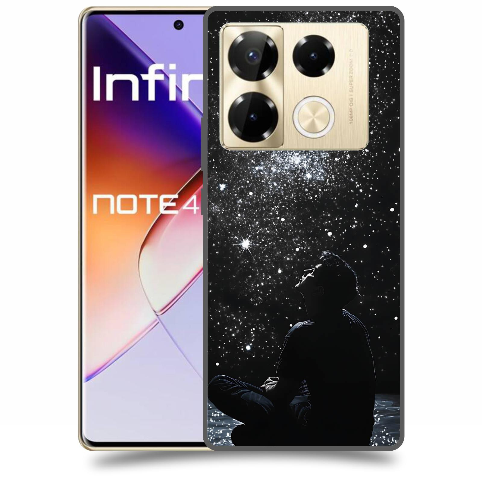 ACOVER Kryt na mobil Infinix Note 40 PRO - Noční obloha V
