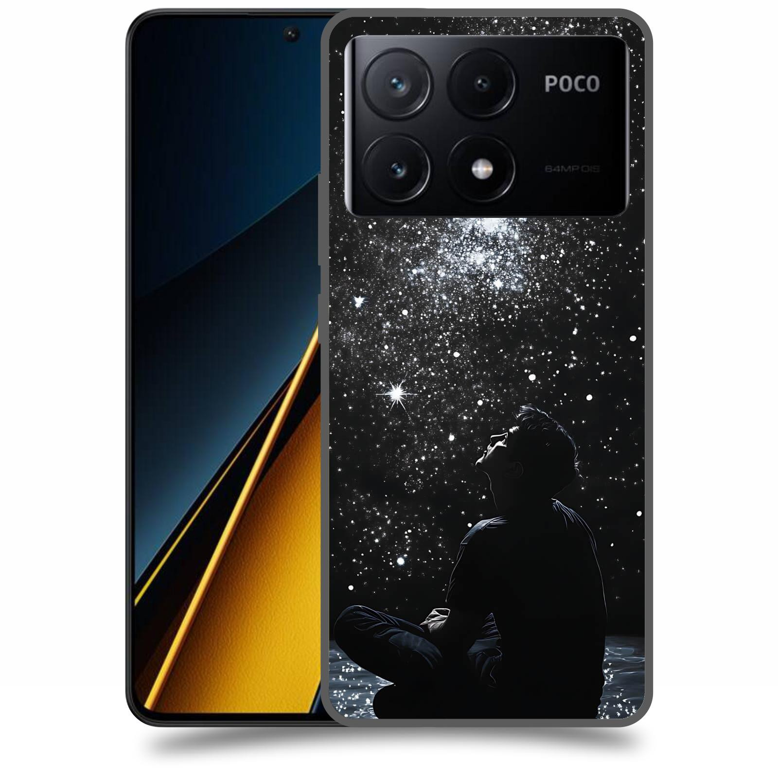 ACOVER Kryt na mobil Poco X6 Pro 5G - Noční obloha V