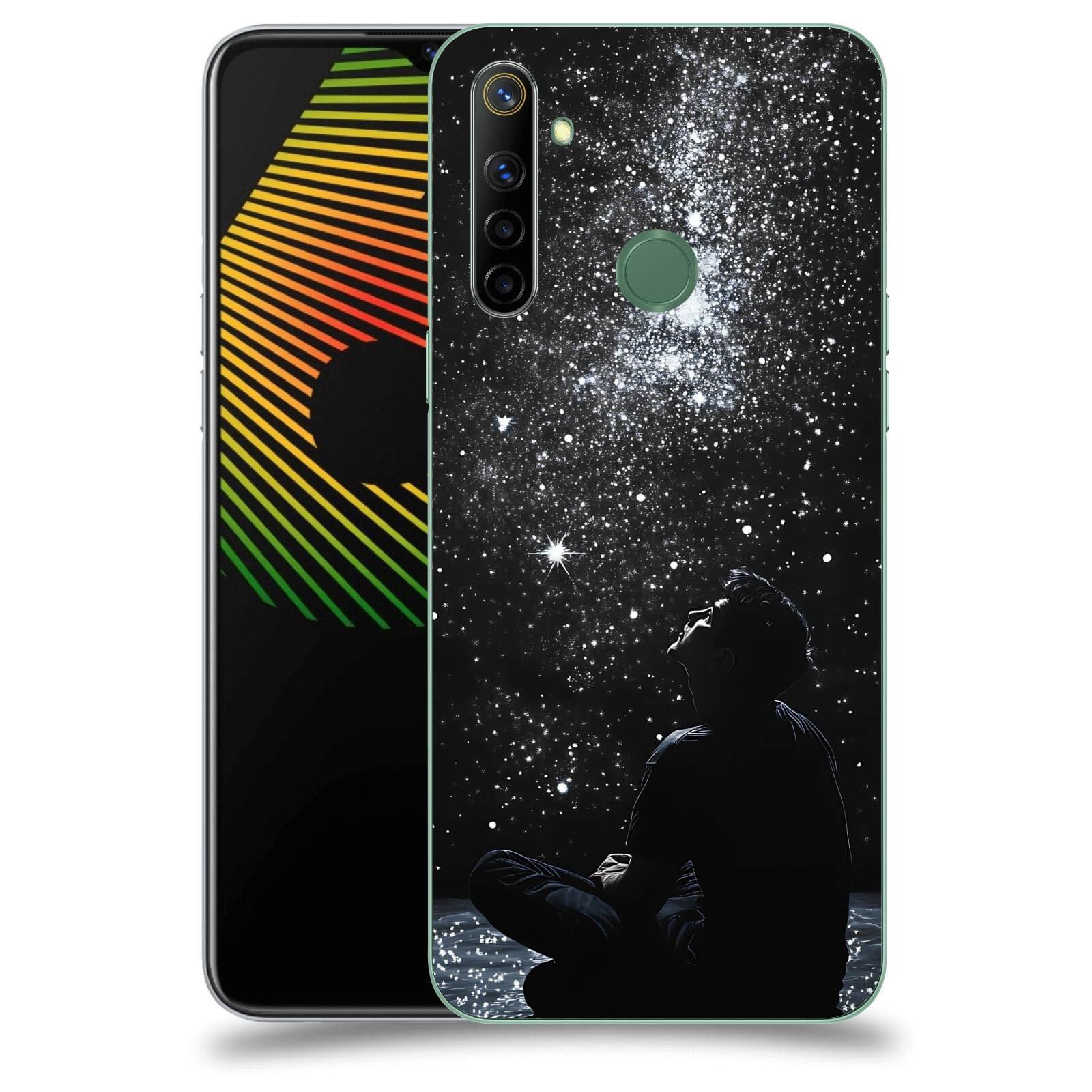 ACOVER Kryt na mobil Realme 6i - Noční obloha V