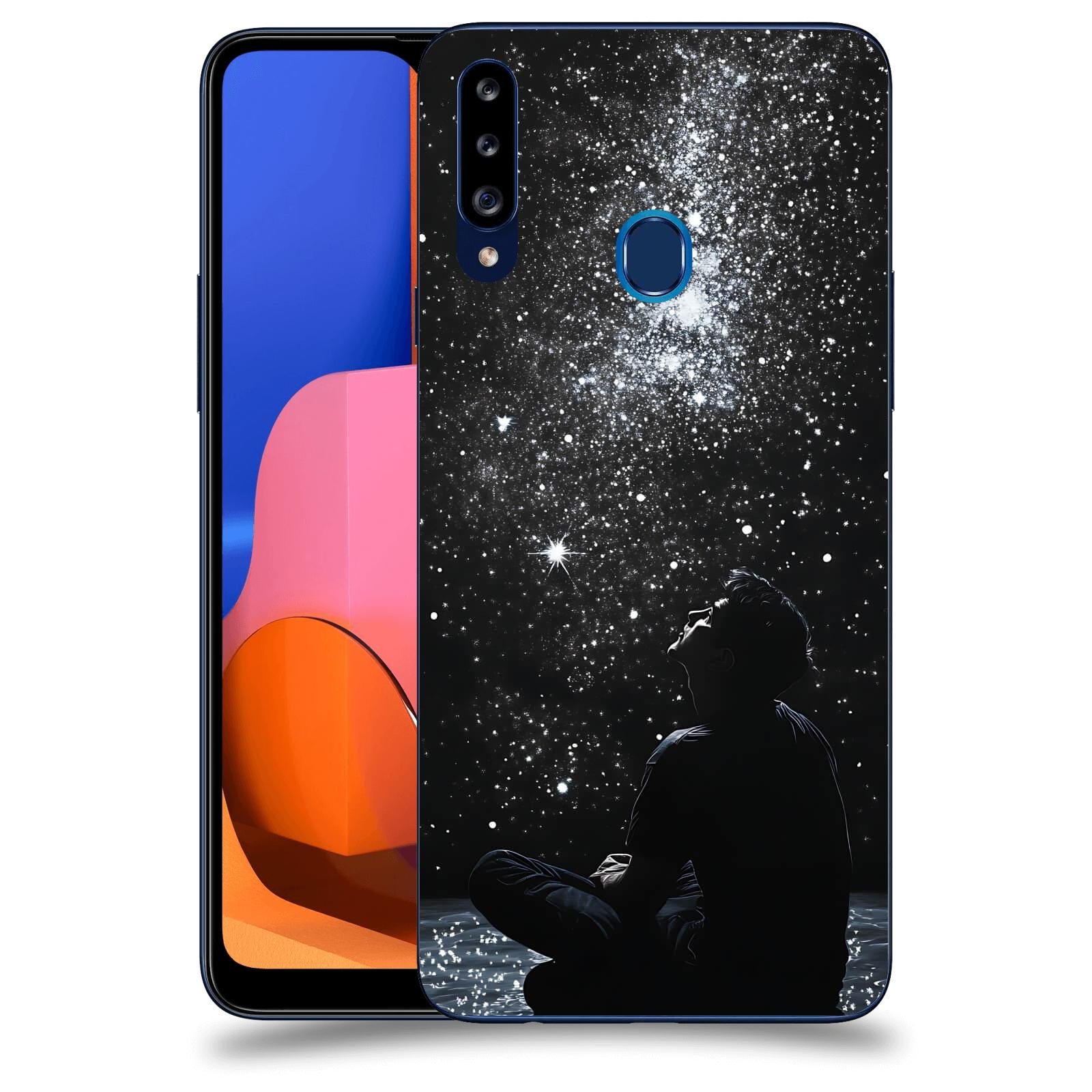 ACOVER Kryt na mobil Samsung Galaxy A20s - Noční obloha V