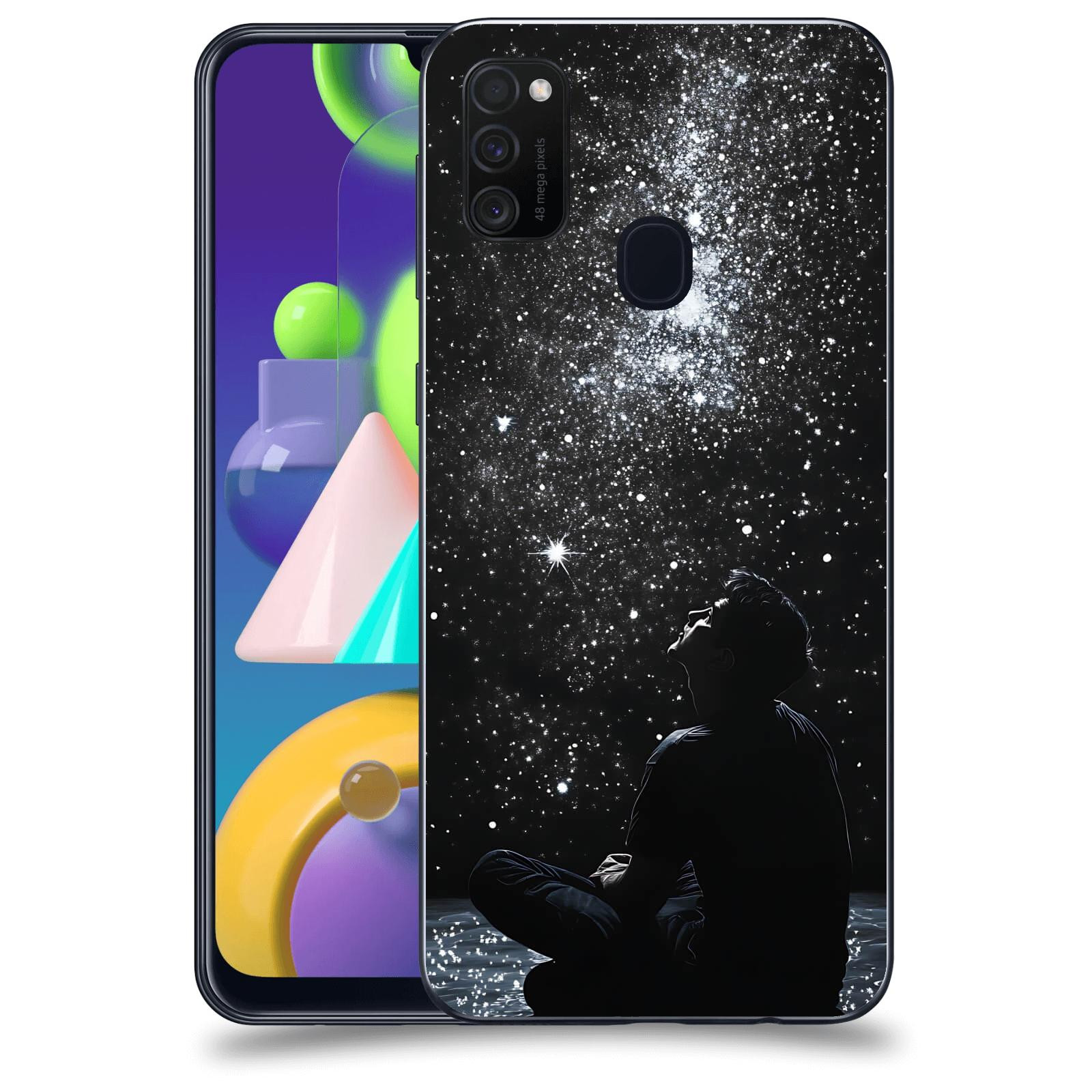 ACOVER Kryt na mobil Samsung Galaxy M21 M215F - Noční obloha V