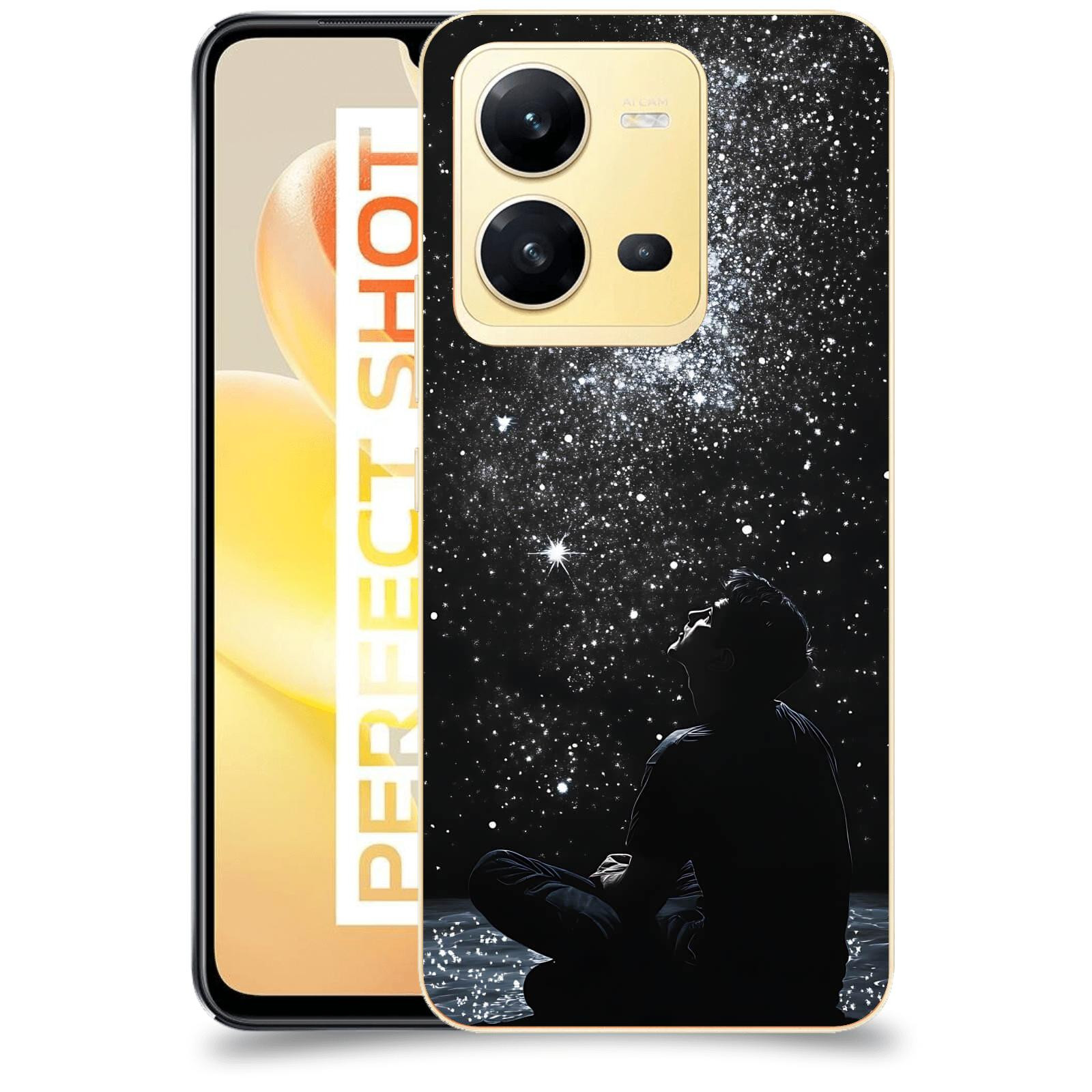 ACOVER Kryt na mobil Vivo X80 Lite - Noční obloha V