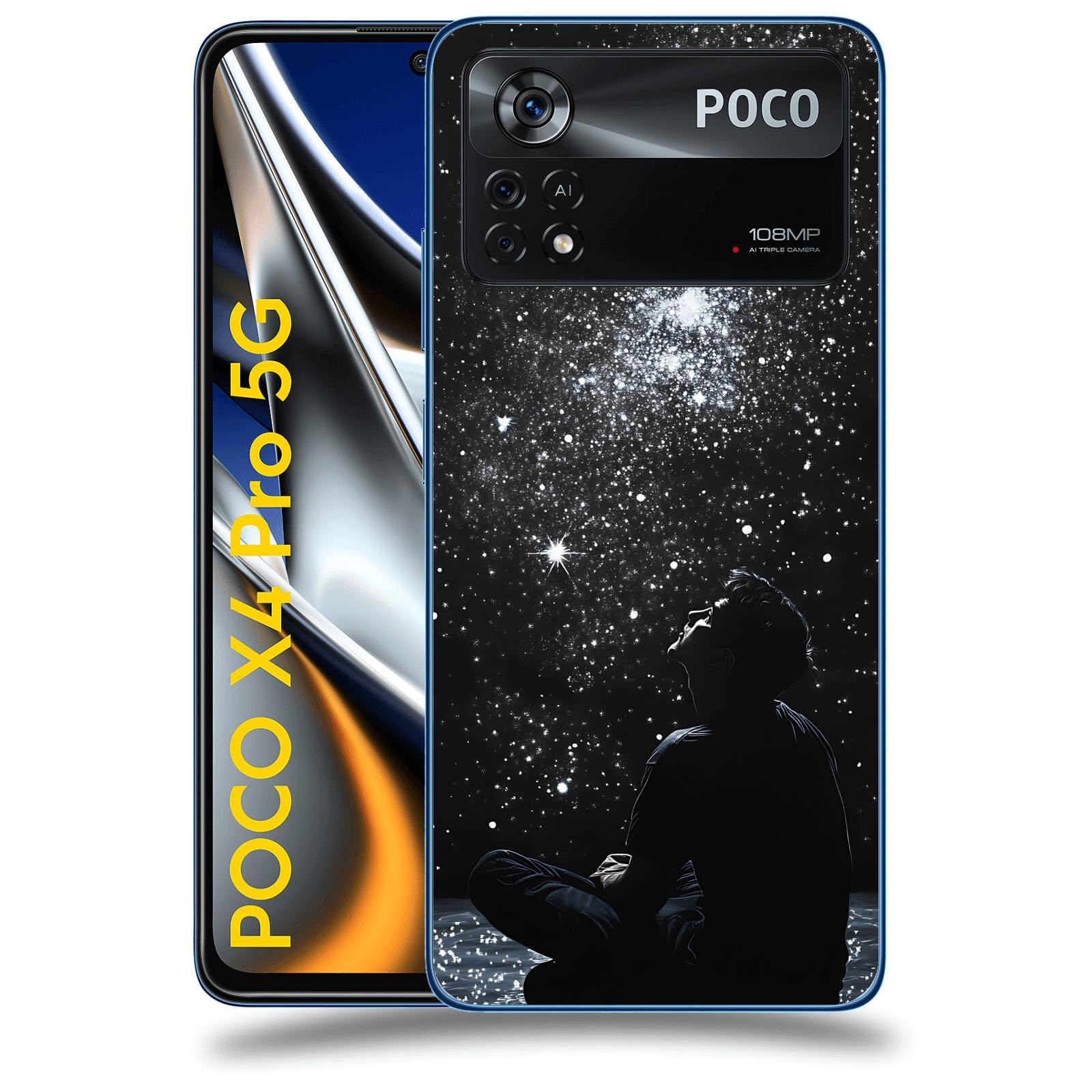 ACOVER Kryt na mobil Xiaomi Poco X4 Pro 5G - Noční obloha V