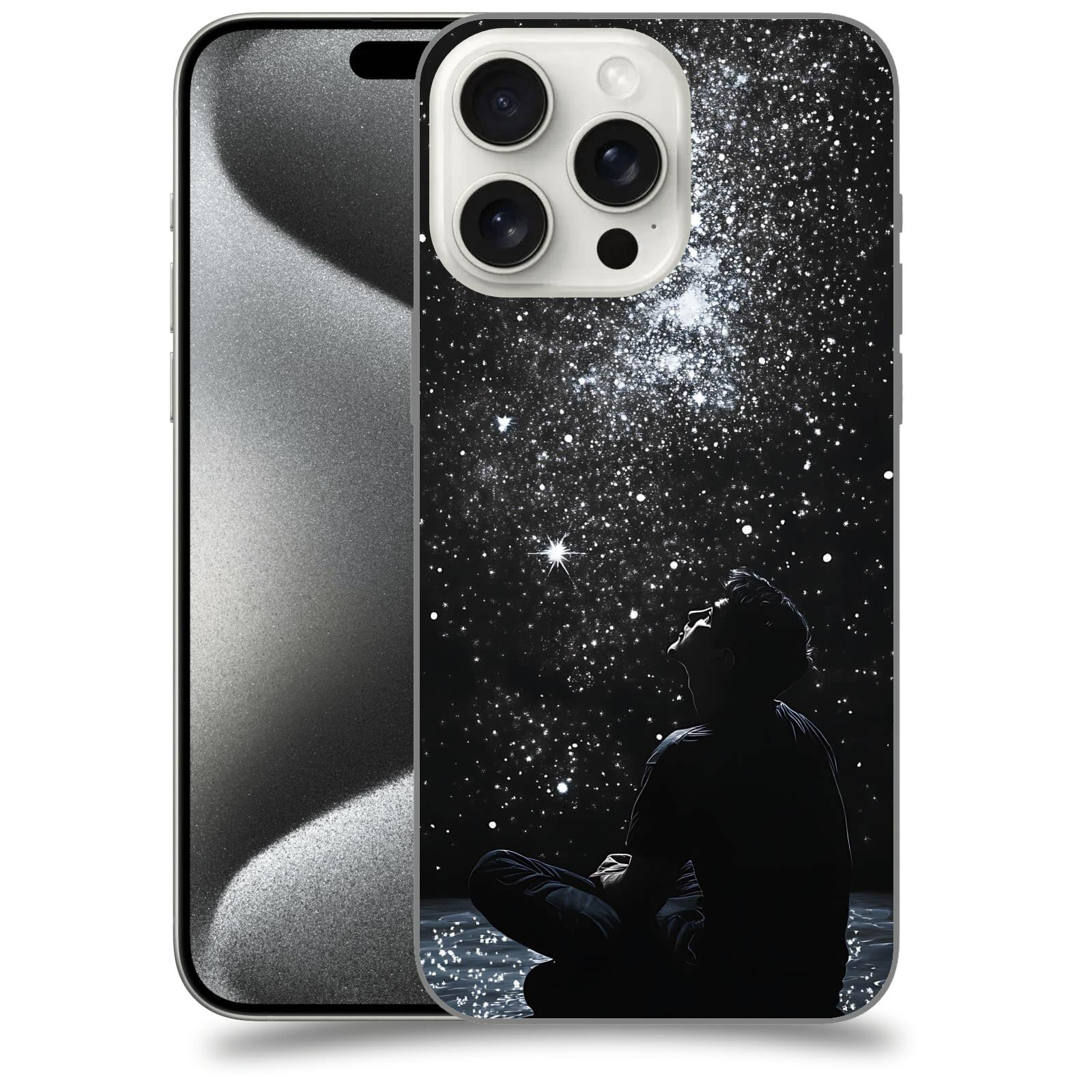 ACOVER Kryt na mobil Apple iPhone 15 pro max - Noční obloha V