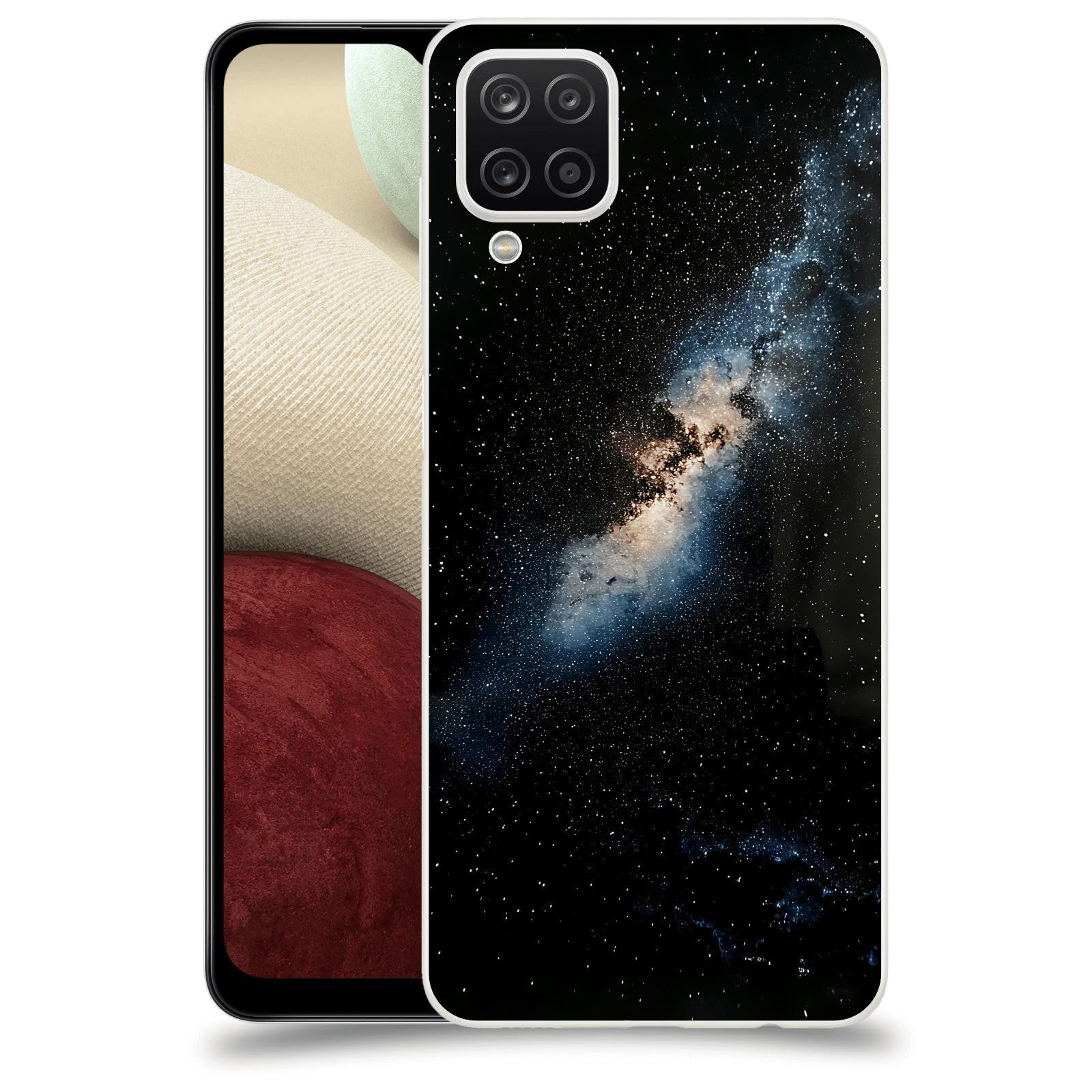 ACOVER Kryt na mobil Samsung Galaxy A12 A125F - Noční obloha I