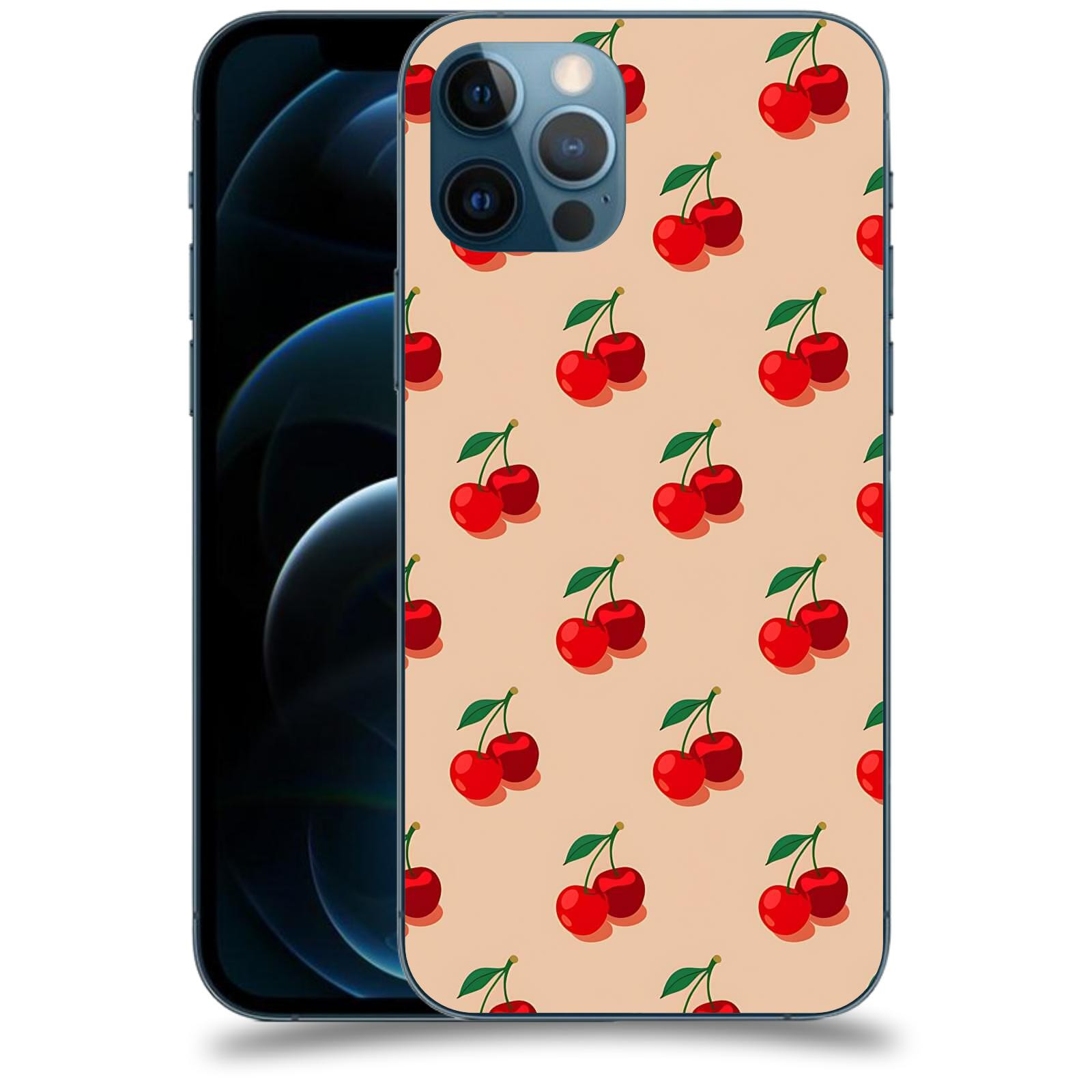 ACOVER Kryt na mobil Apple iPhone 12 Pro - Šťavnaté třešně