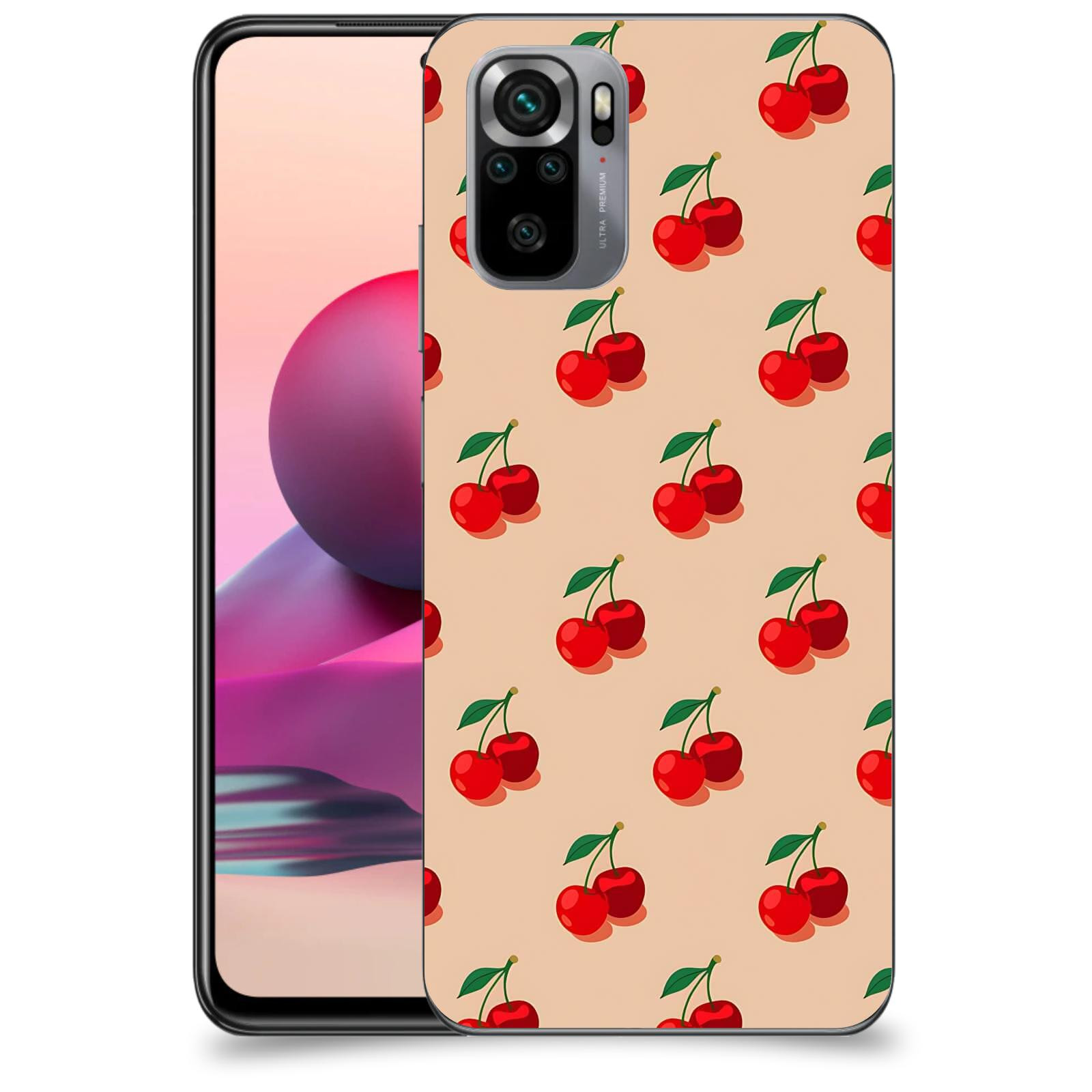 ACOVER Kryt na mobil Xiaomi Redmi Note 10S - Šťavnaté třešně