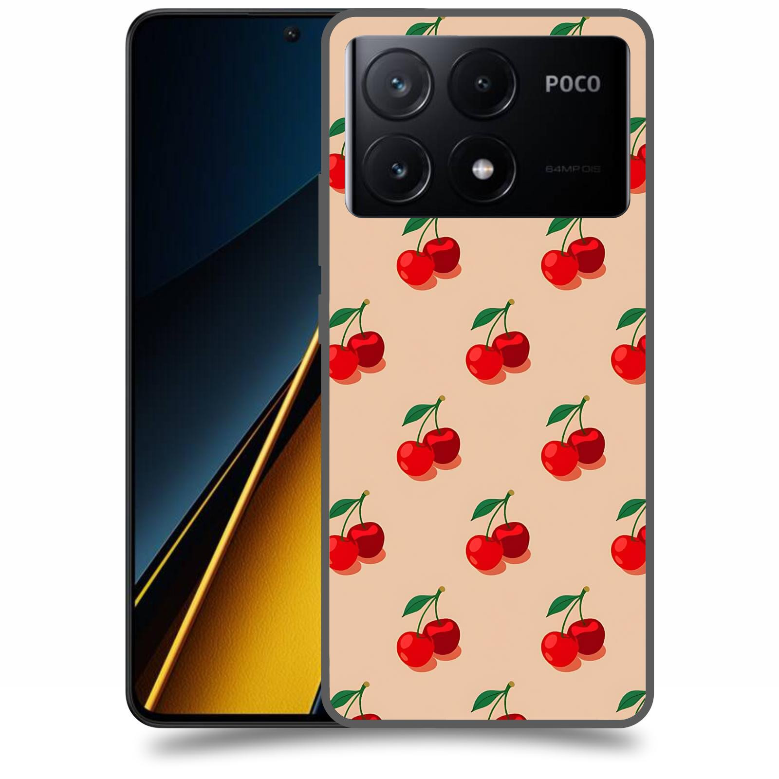 ACOVER Kryt na mobil Poco X6 Pro 5G - Šťavnaté třešně