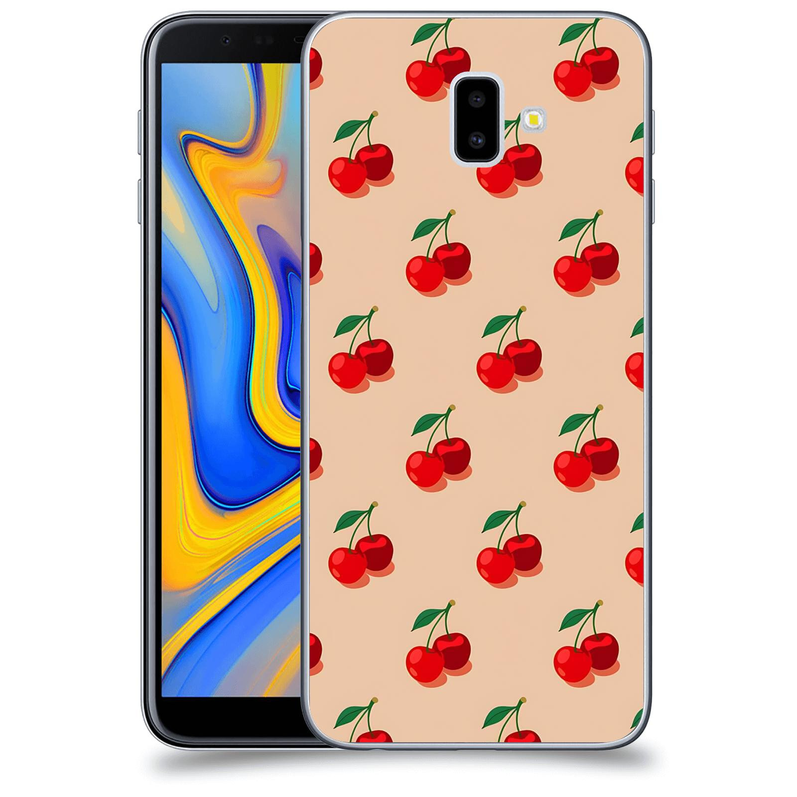 ACOVER Kryt na mobil Samsung Galaxy J6+ J610F - Šťavnaté třešně