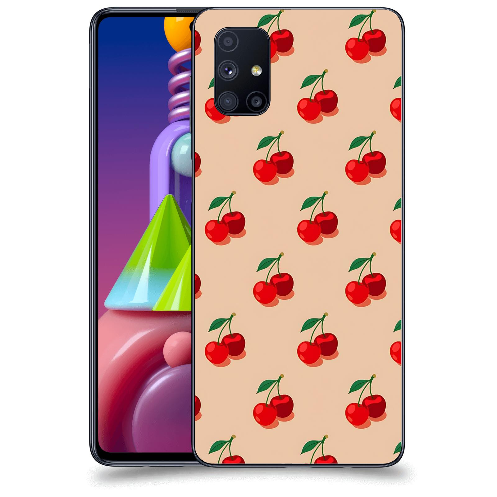 ACOVER Kryt na mobil Samsung Galaxy M51 M515F - Šťavnaté třešně