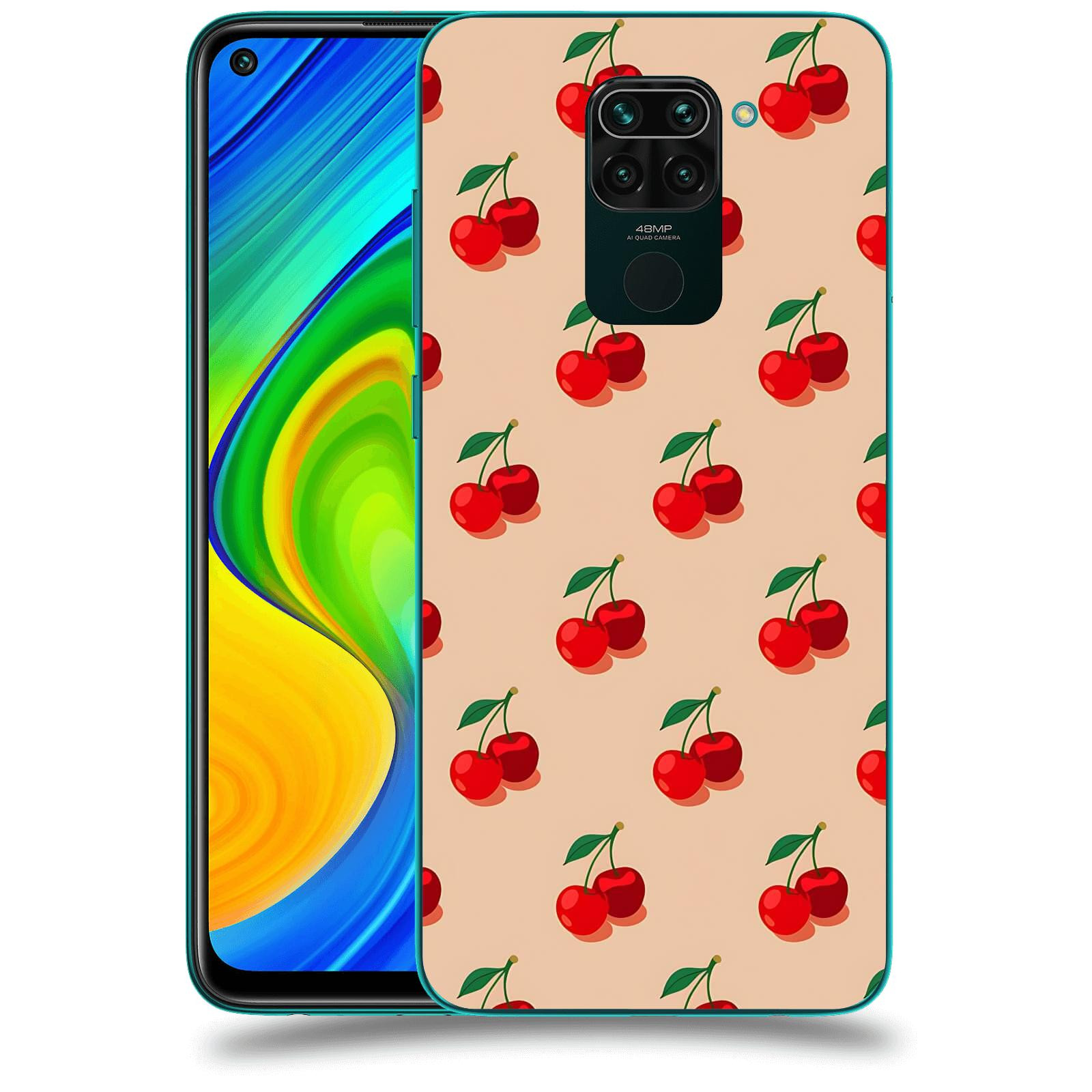 ACOVER Kryt na mobil Xiaomi Redmi Note 9 - Šťavnaté třešně