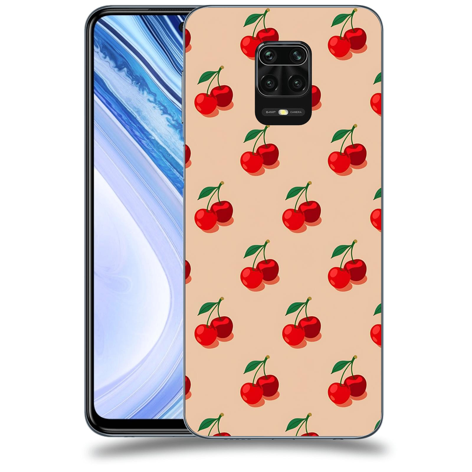 ACOVER Kryt na mobil Xiaomi Redmi Note 9 Pro - Šťavnaté třešně