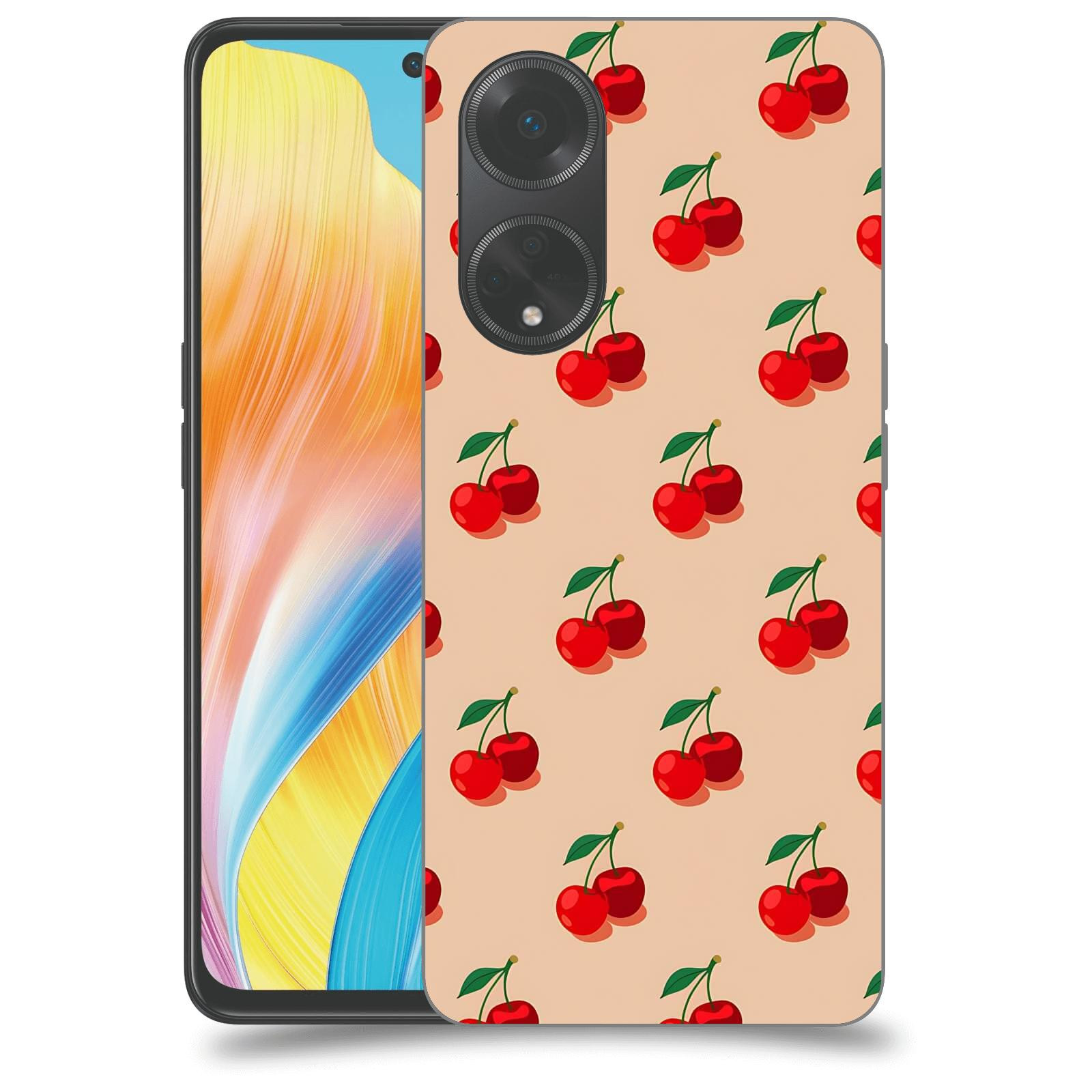 ACOVER Kryt na mobil OPPO A98 5G - Šťavnaté třešně