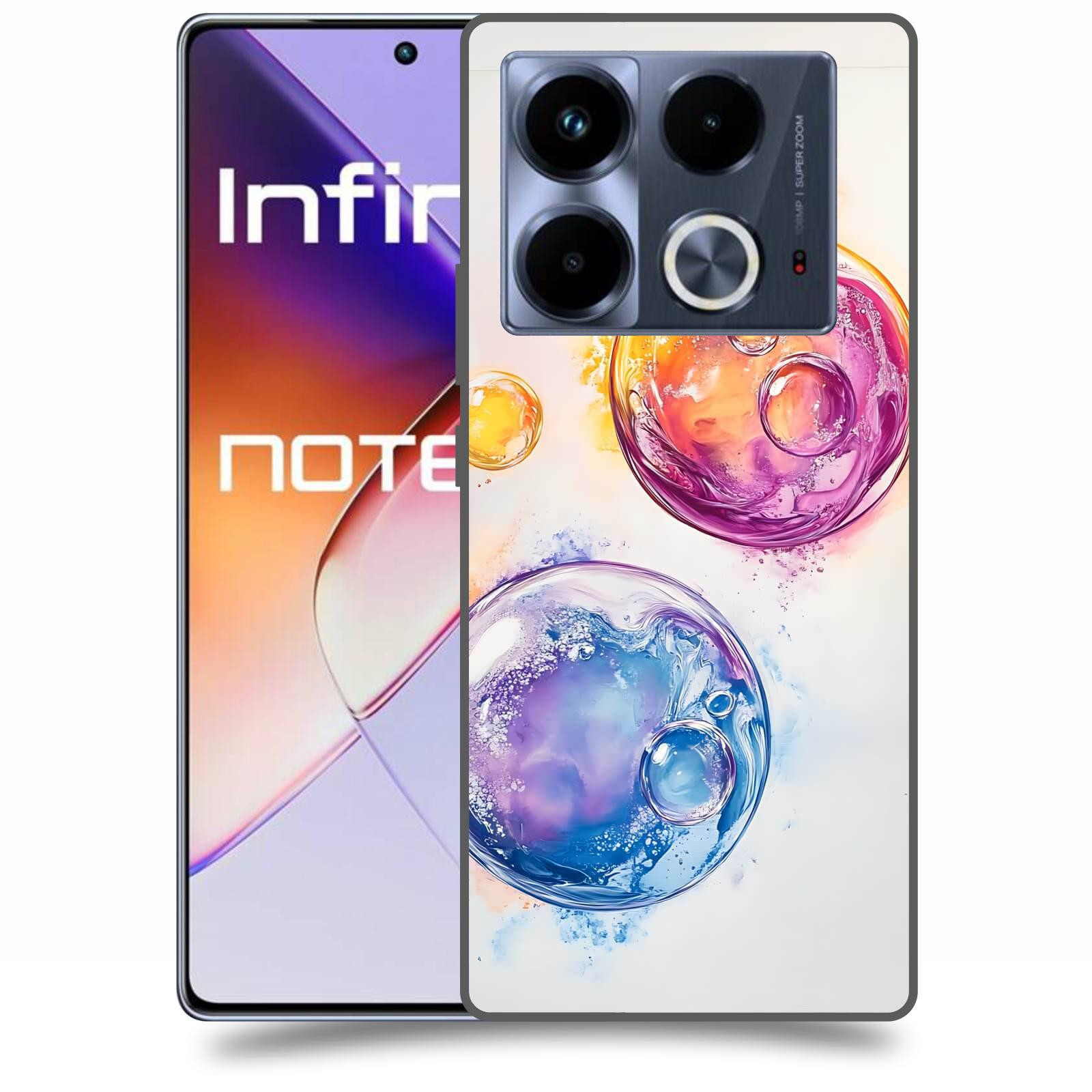 ACOVER Kryt na mobil Infinix Note 40 - Tekutá energie