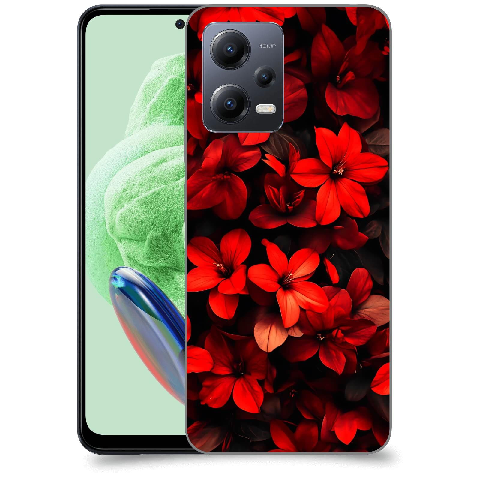 ACOVER Kryt na mobil Xiaomi Redmi Note 12 5G - Temná vášeň