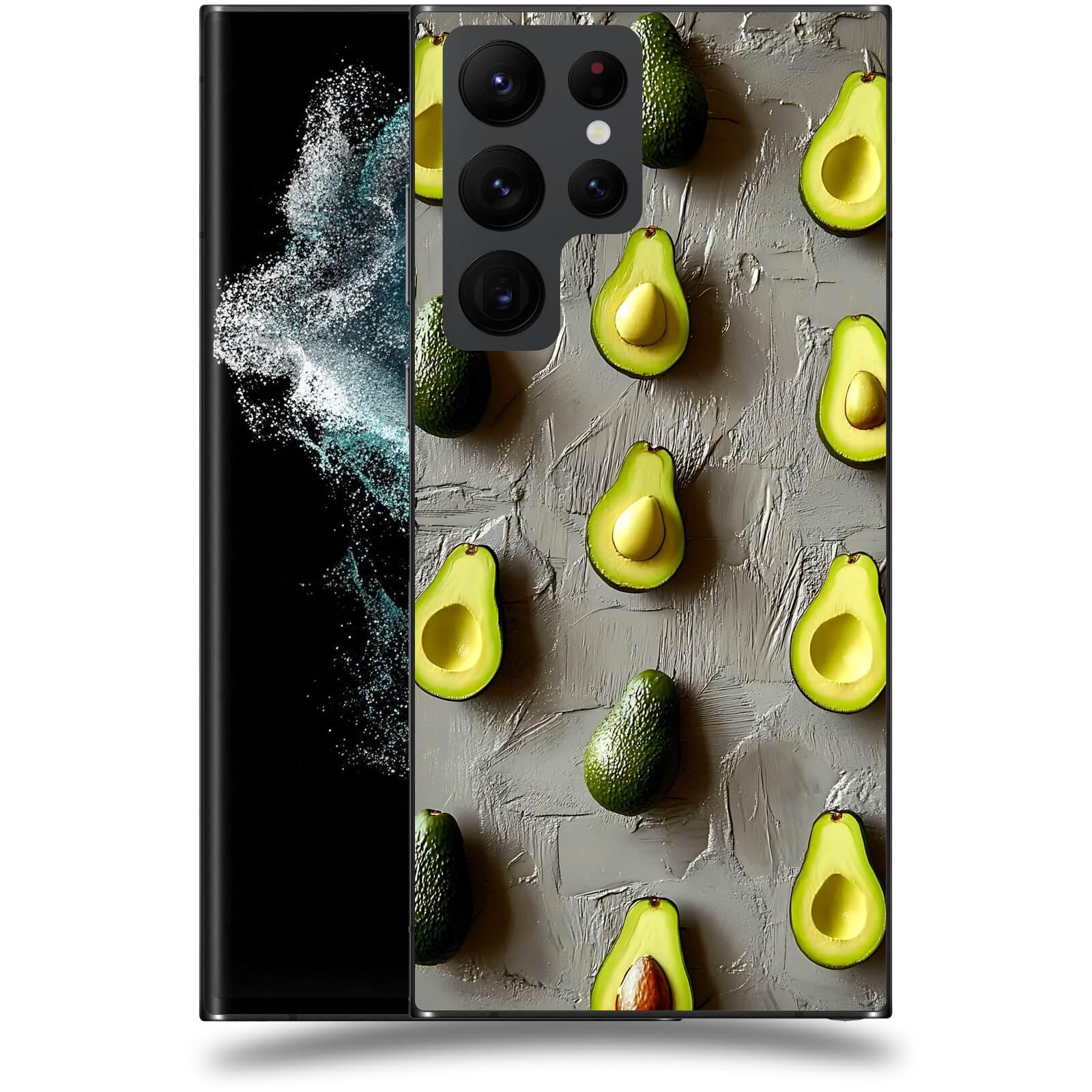 ACOVER Kryt na mobil Samsung Galaxy S22 Ultra 5G - Zelená harmonie