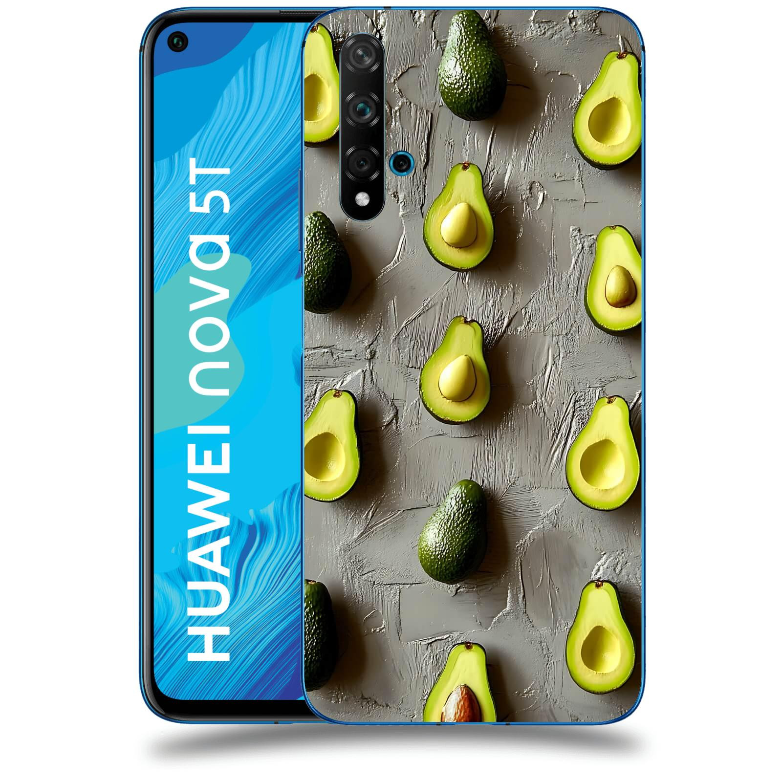ACOVER Kryt na mobil Huawei Nova 5T - Zelená harmonie