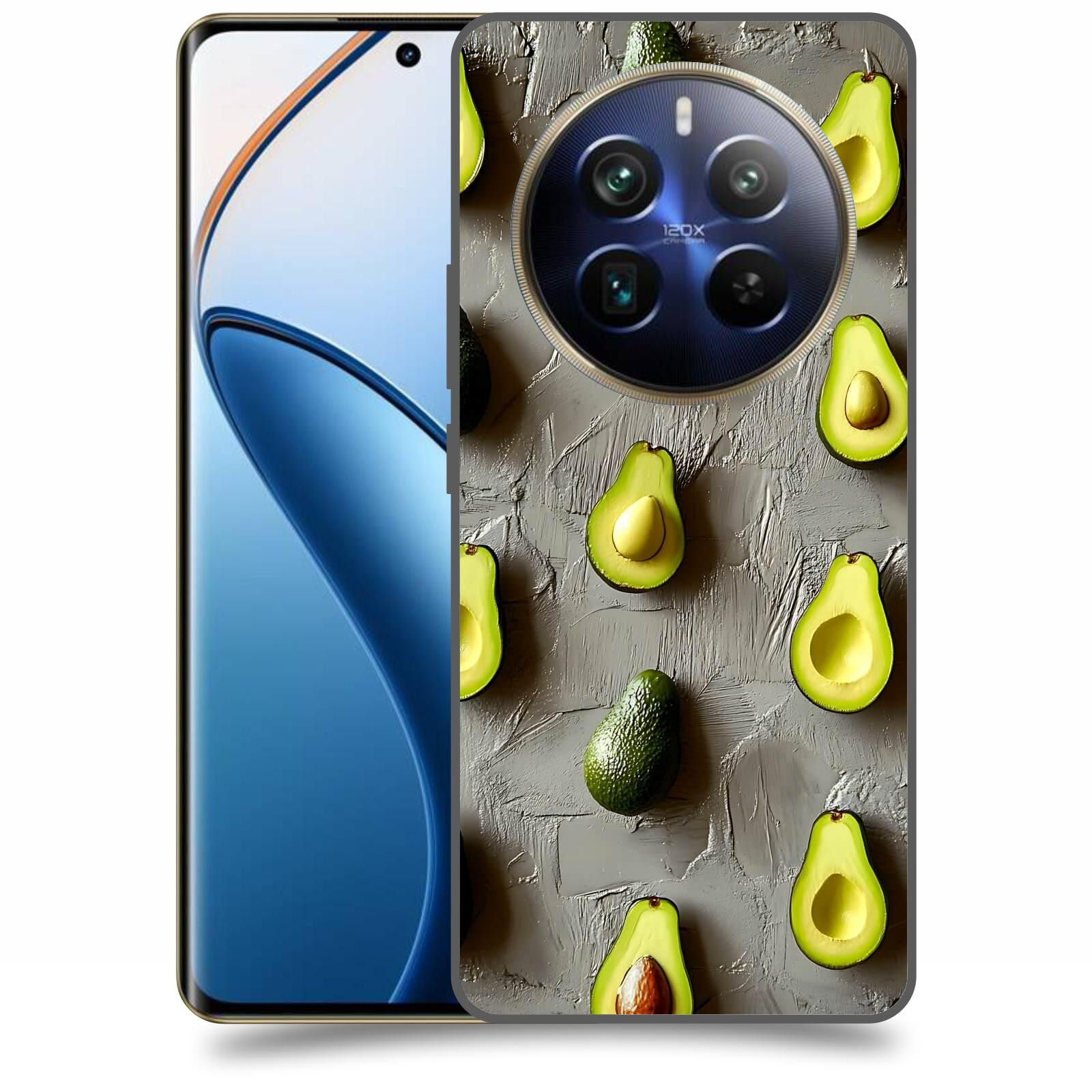 ACOVER Kryt na mobil Realme 12 pro+ 5g - Zelená harmonie