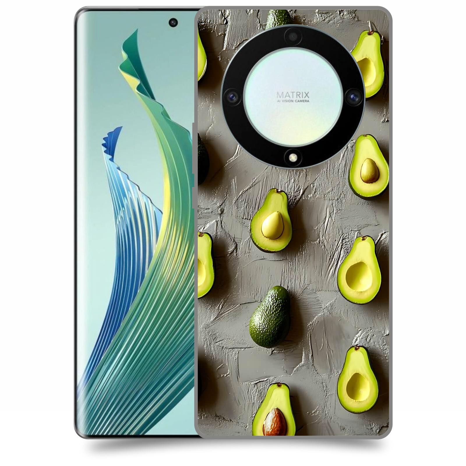 ACOVER Kryt na mobil Honor Magic 5 Lite 5G - Zelená harmonie