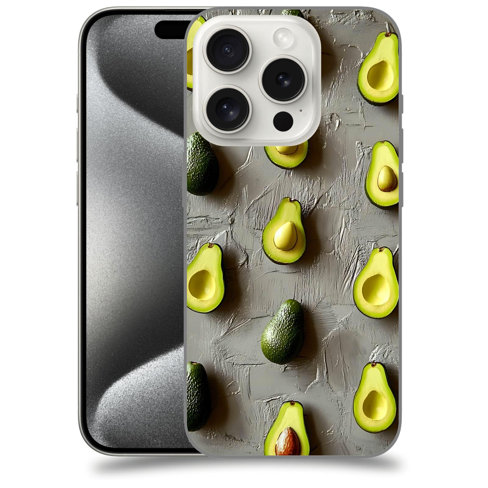 ACOVER Kryt na mobil Apple iPhone 15 pro - Zelená harmonie