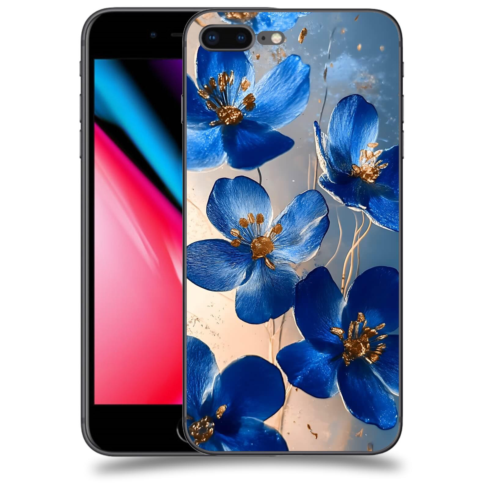 ACOVER Kryt na mobil Apple iPhone 8 Plus - Zlatá elegance