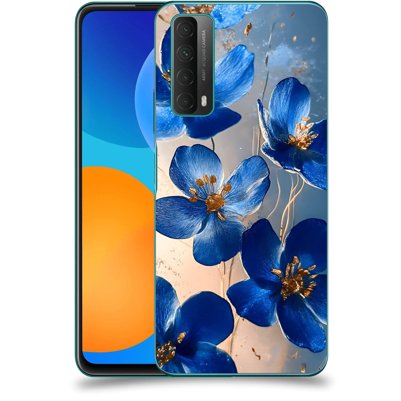 ACOVER Kryt na mobil Huawei P Smart 2021 - Zlatá elegance