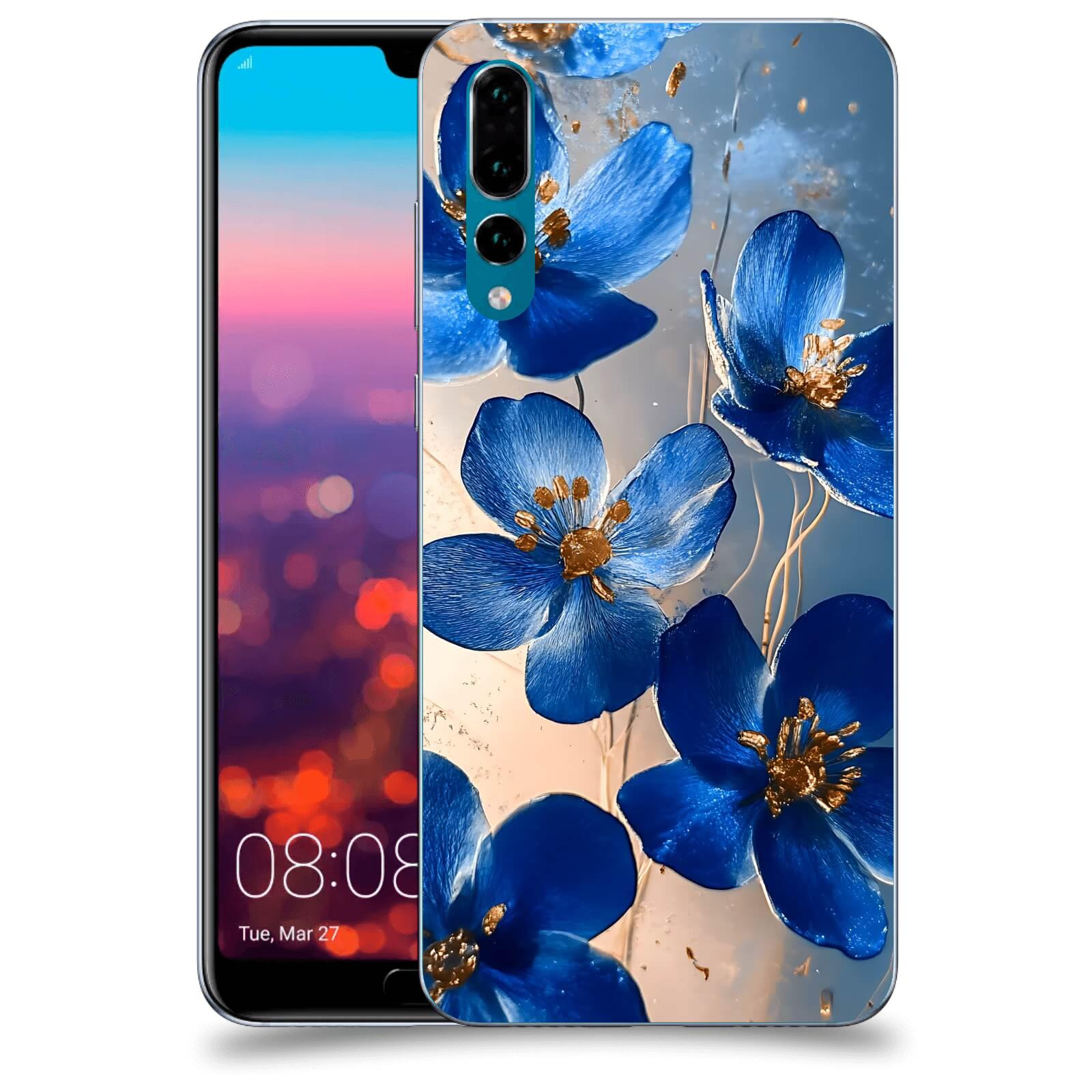 ACOVER Kryt na mobil Huawei P20 Pro - Zlatá elegance