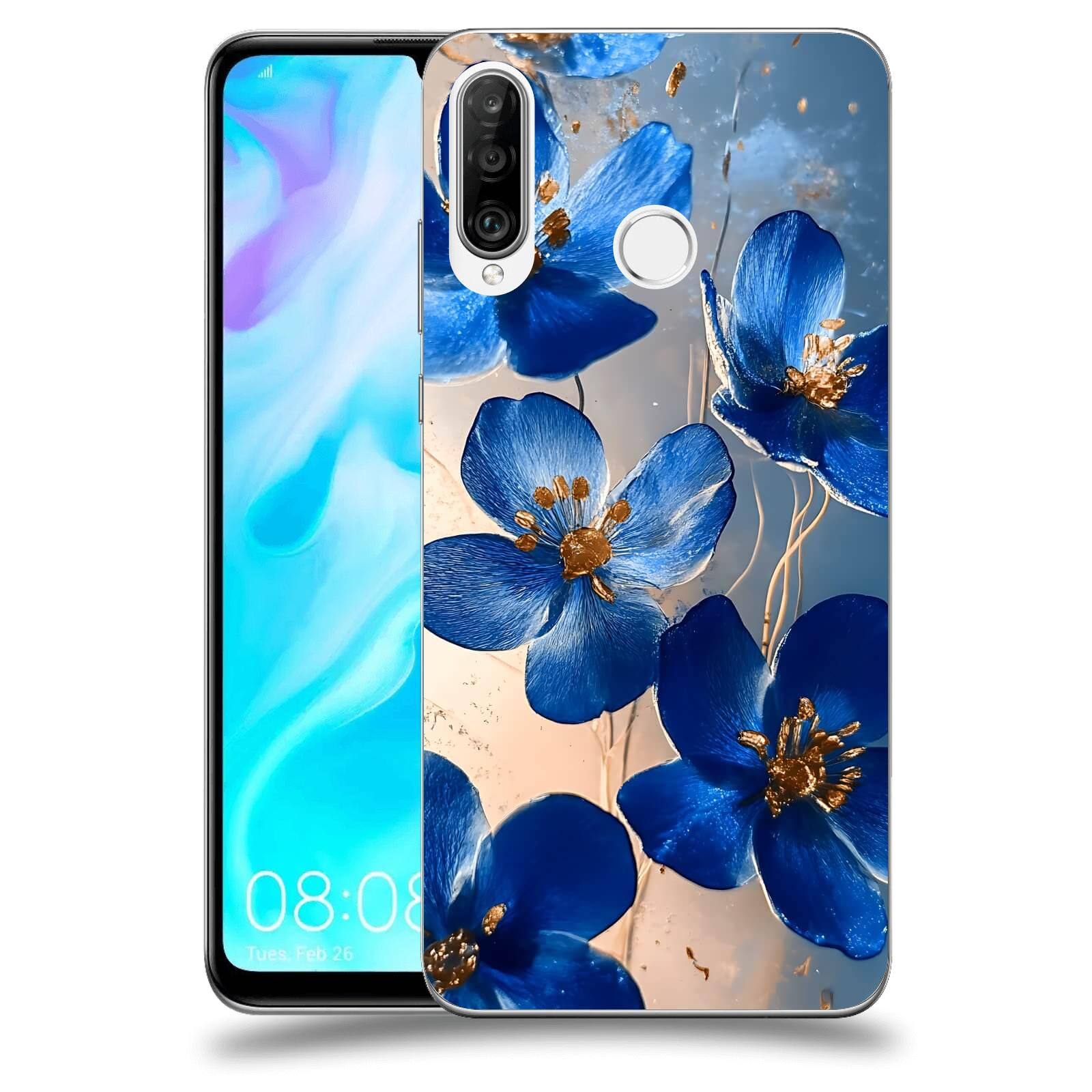ACOVER Kryt na mobil Huawei P30 Lite - Zlatá elegance