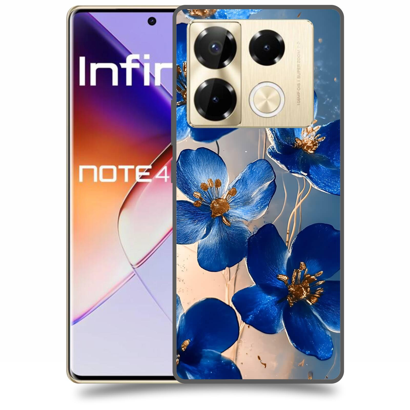 ACOVER Kryt na mobil Infinix Note 40 PRO - Zlatá elegance