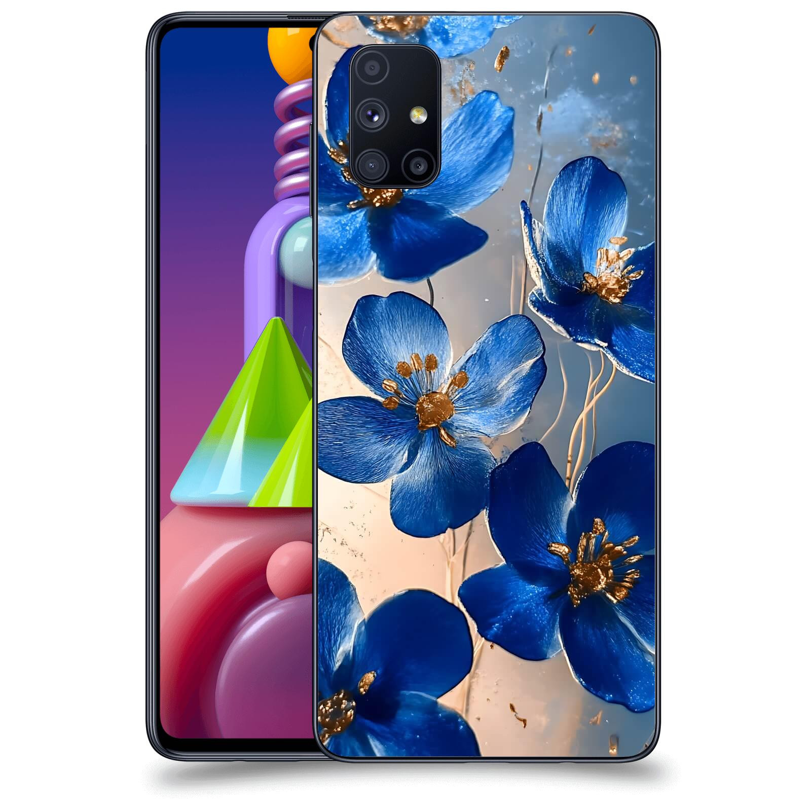 ACOVER Kryt na mobil Samsung Galaxy M51 M515F - Zlatá elegance