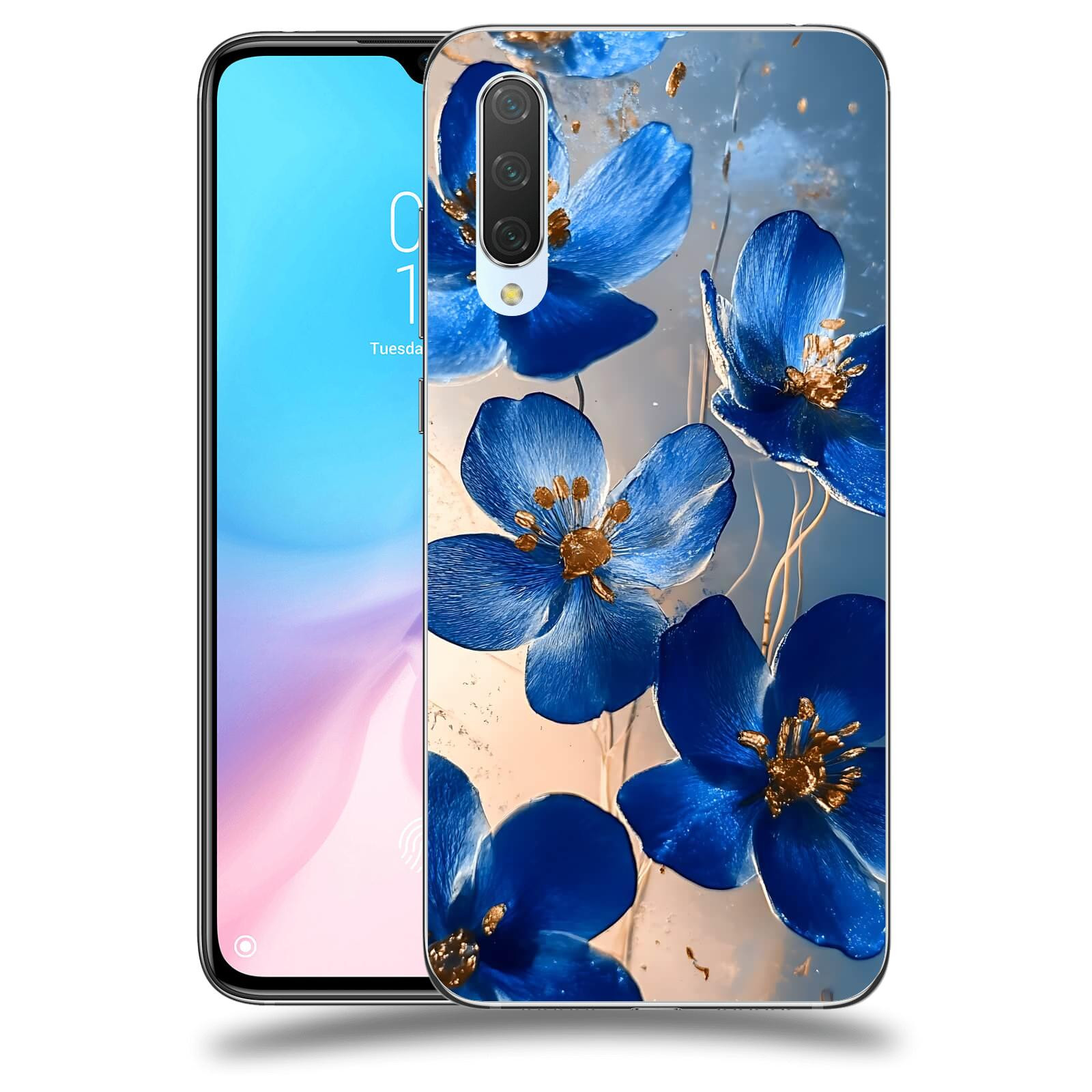 ACOVER Kryt na mobil Xiaomi Mi 9 Lite - Zlatá elegance