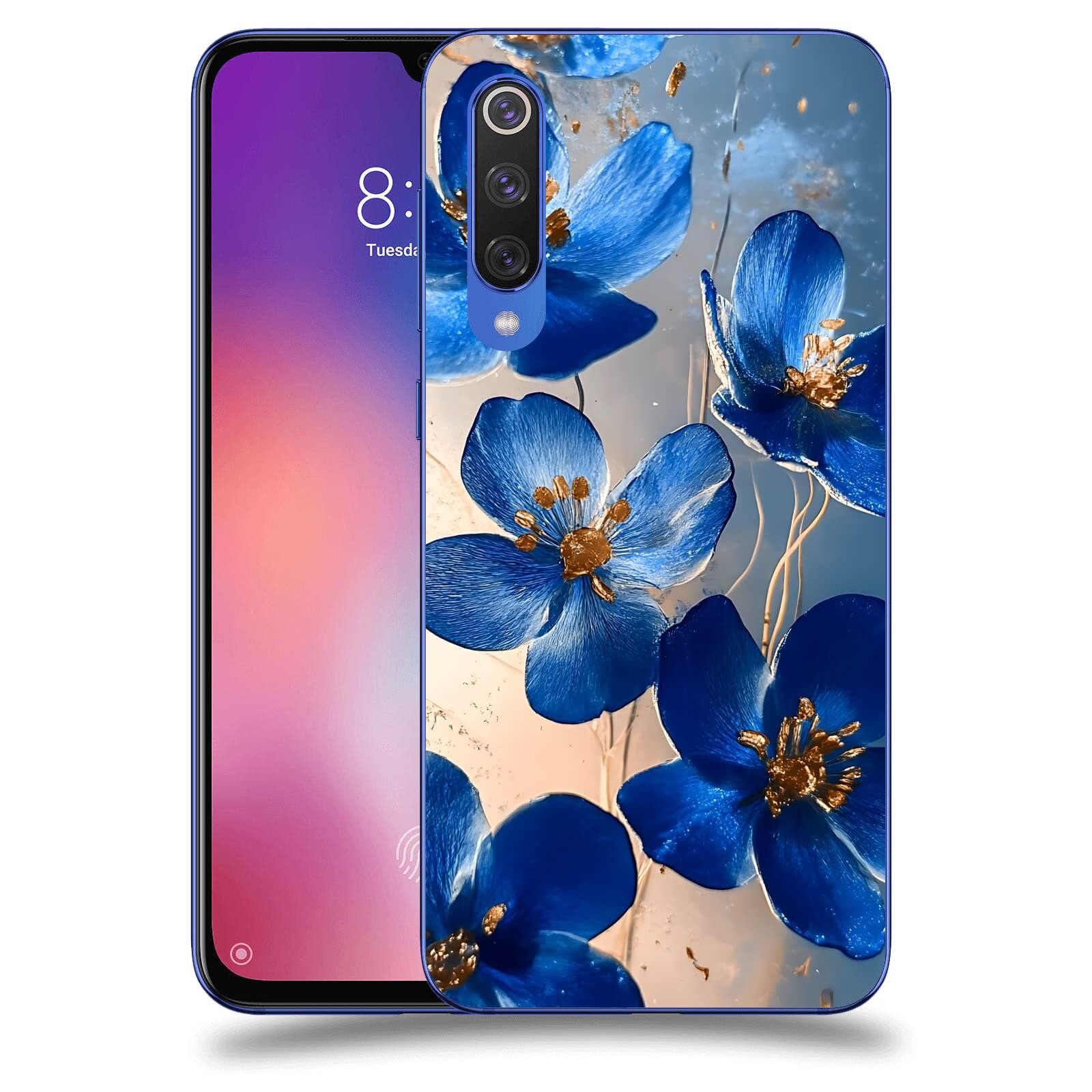ACOVER Kryt na mobil Xiaomi Mi 9 SE - Zlatá elegance