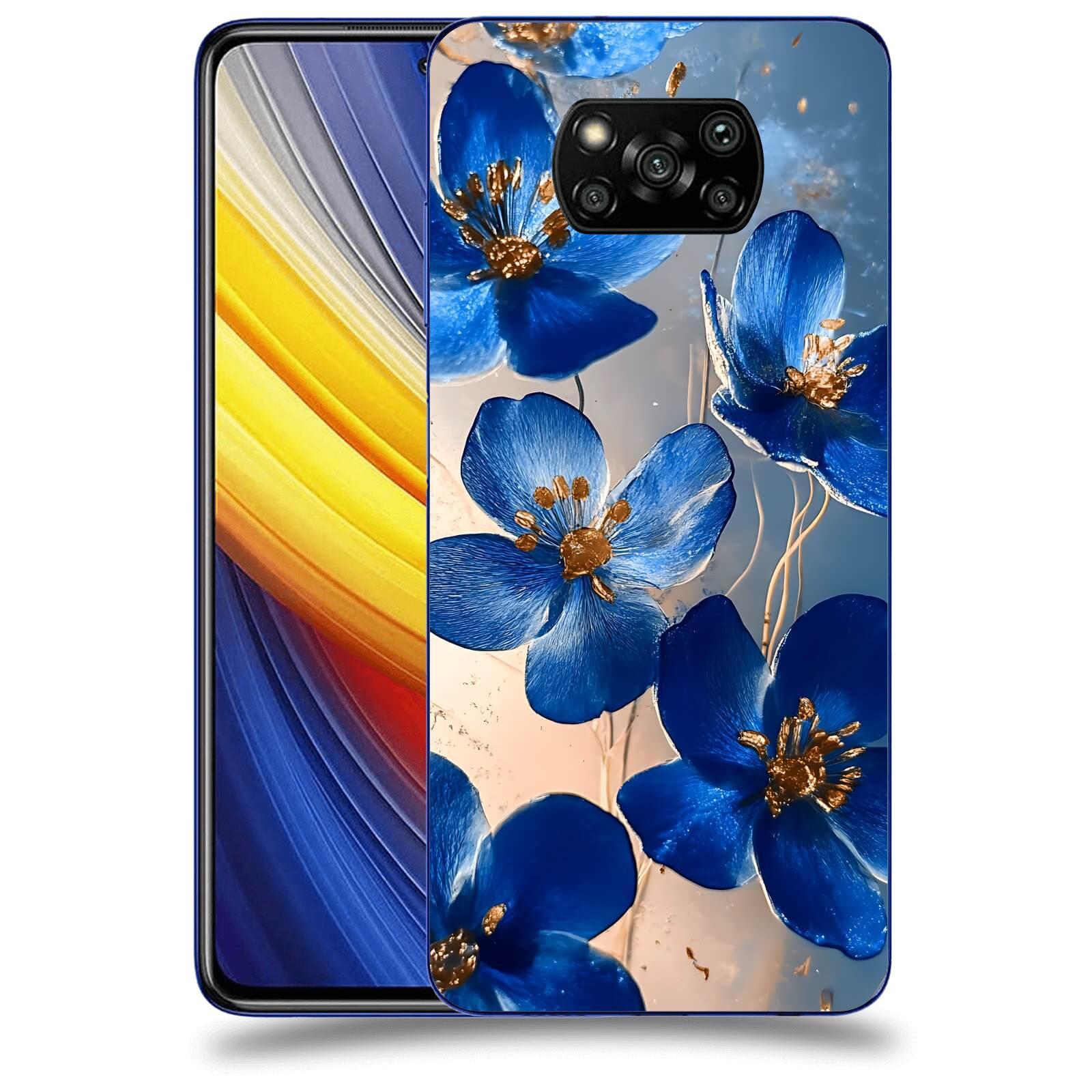 ACOVER Kryt na mobil Xiaomi Poco X3 Pro - Zlatá elegance