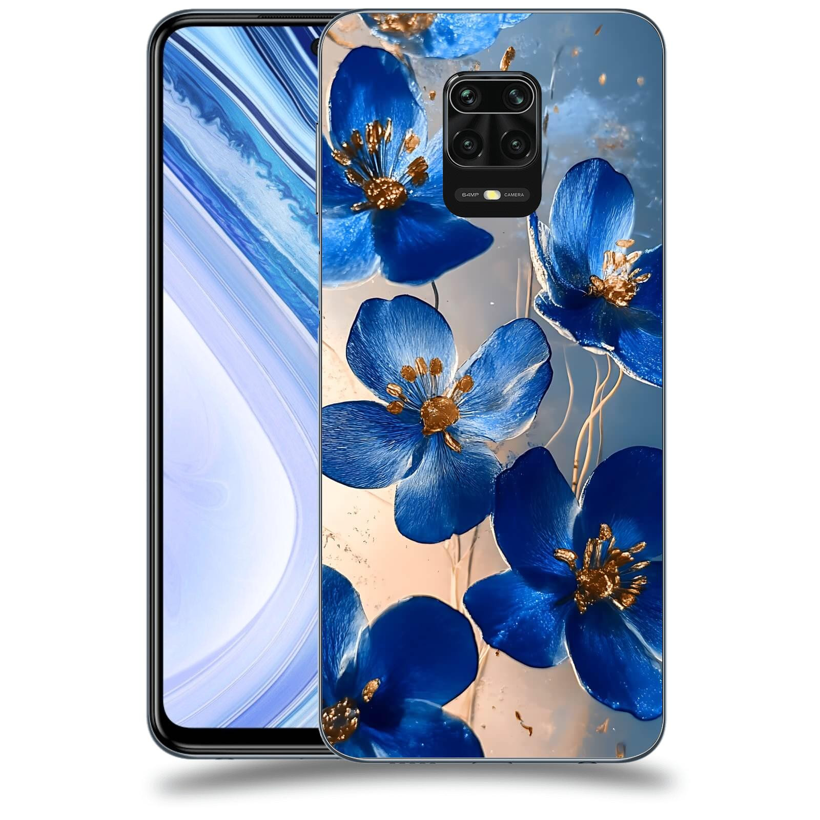 ACOVER Kryt na mobil Xiaomi Redmi Note 9 Pro - Zlatá elegance