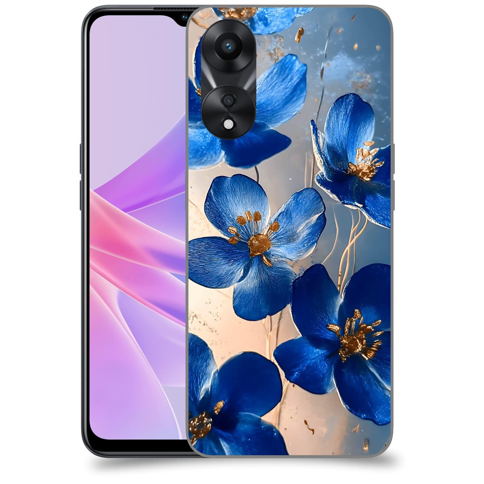 ACOVER Kryt na mobil OPPO A78 5G - Zlatá elegance