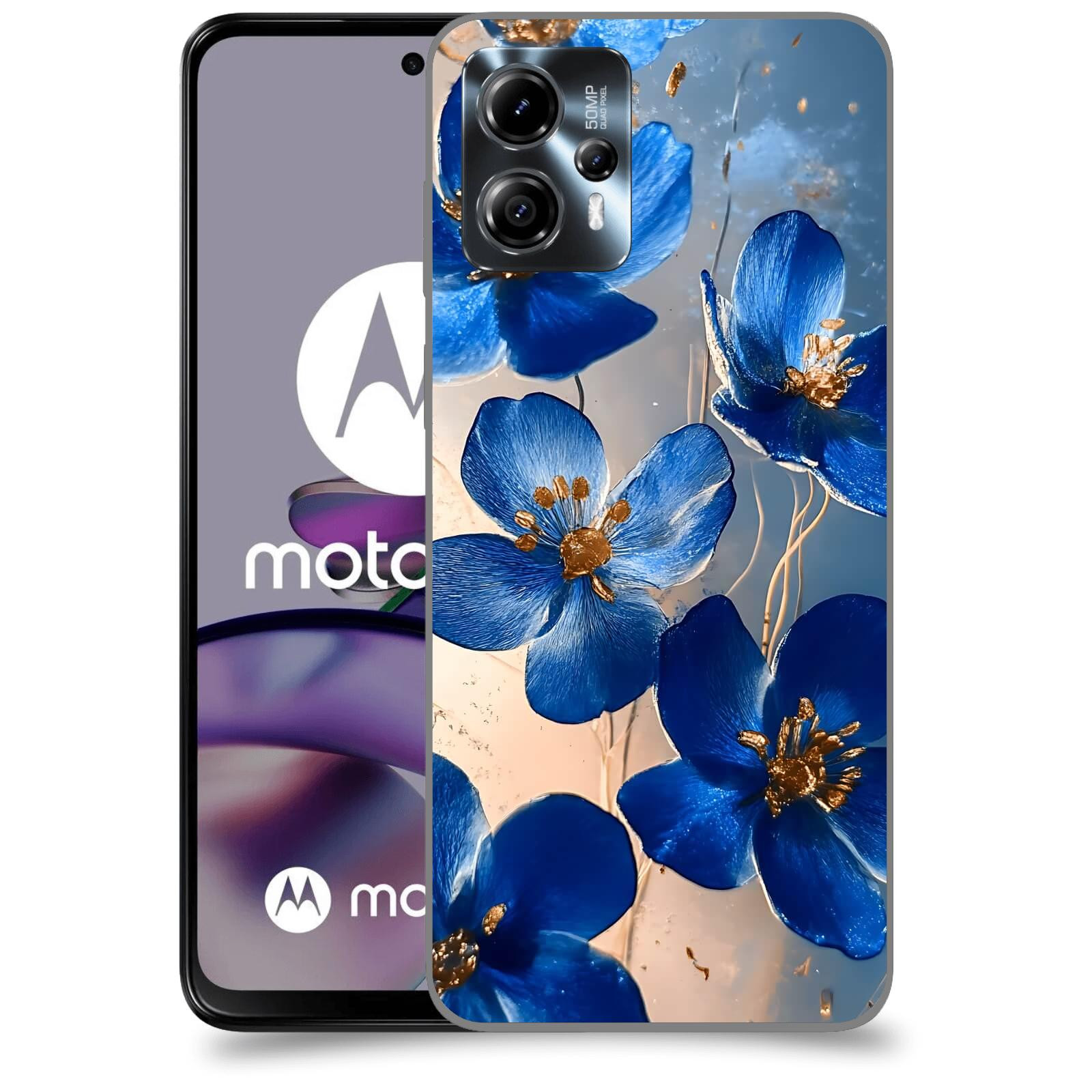 ACOVER Kryt na mobil Motorola Moto G13 - Zlatá elegance