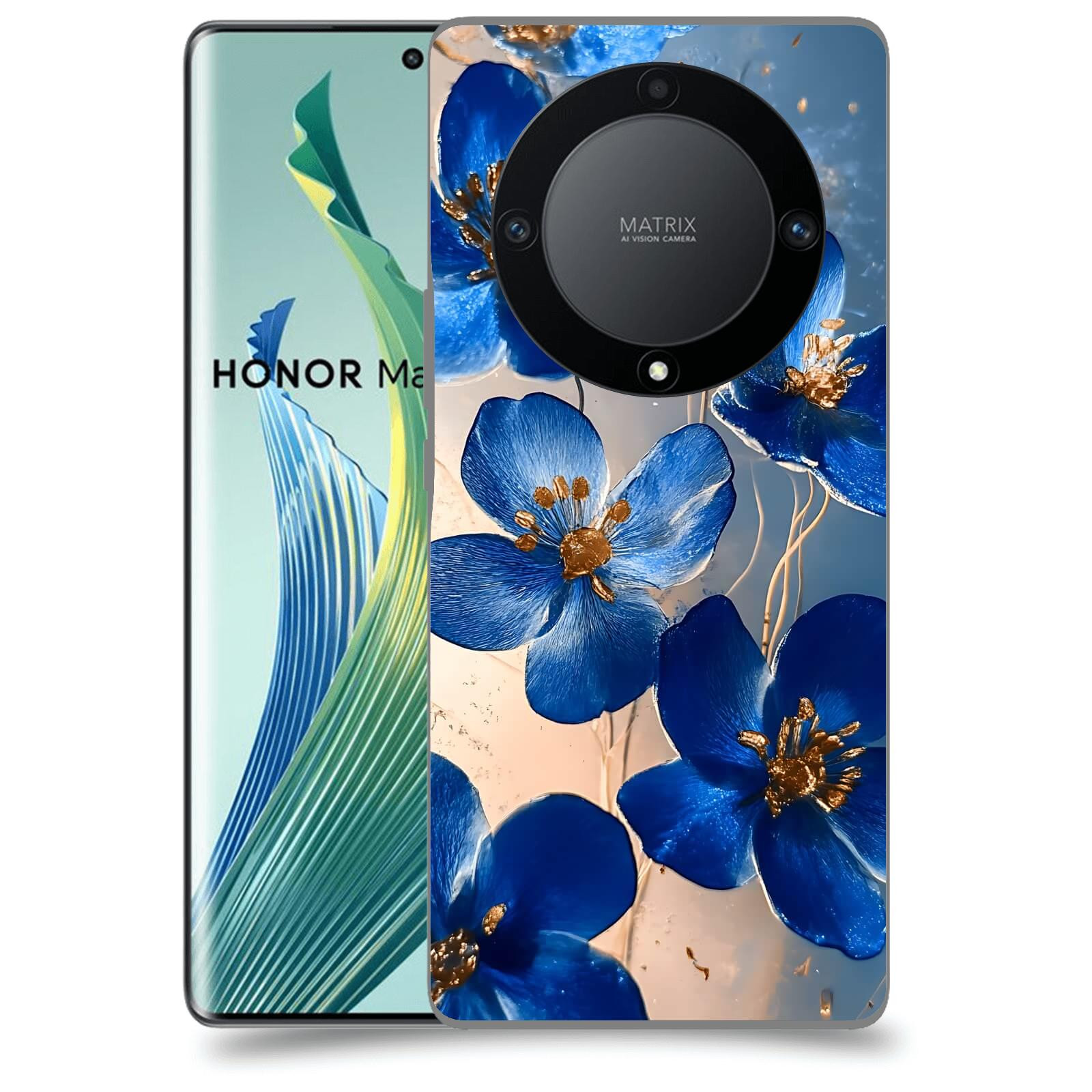 ACOVER Kryt na mobil Honor 90 Lite - Zlatá elegance