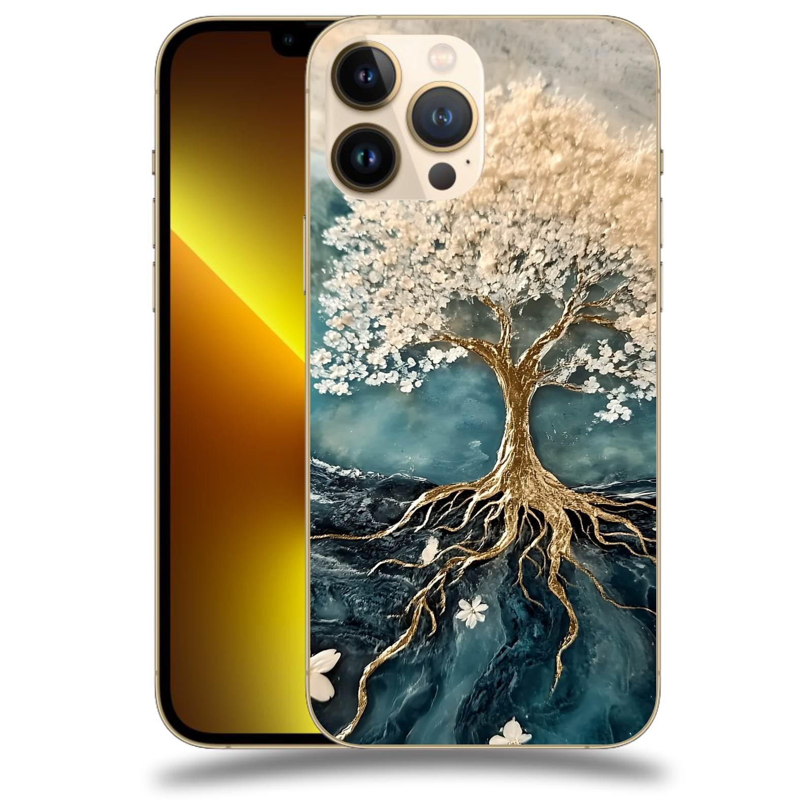 ACOVER Kryt na mobil Apple iPhone 13 Pro - Zlatý život