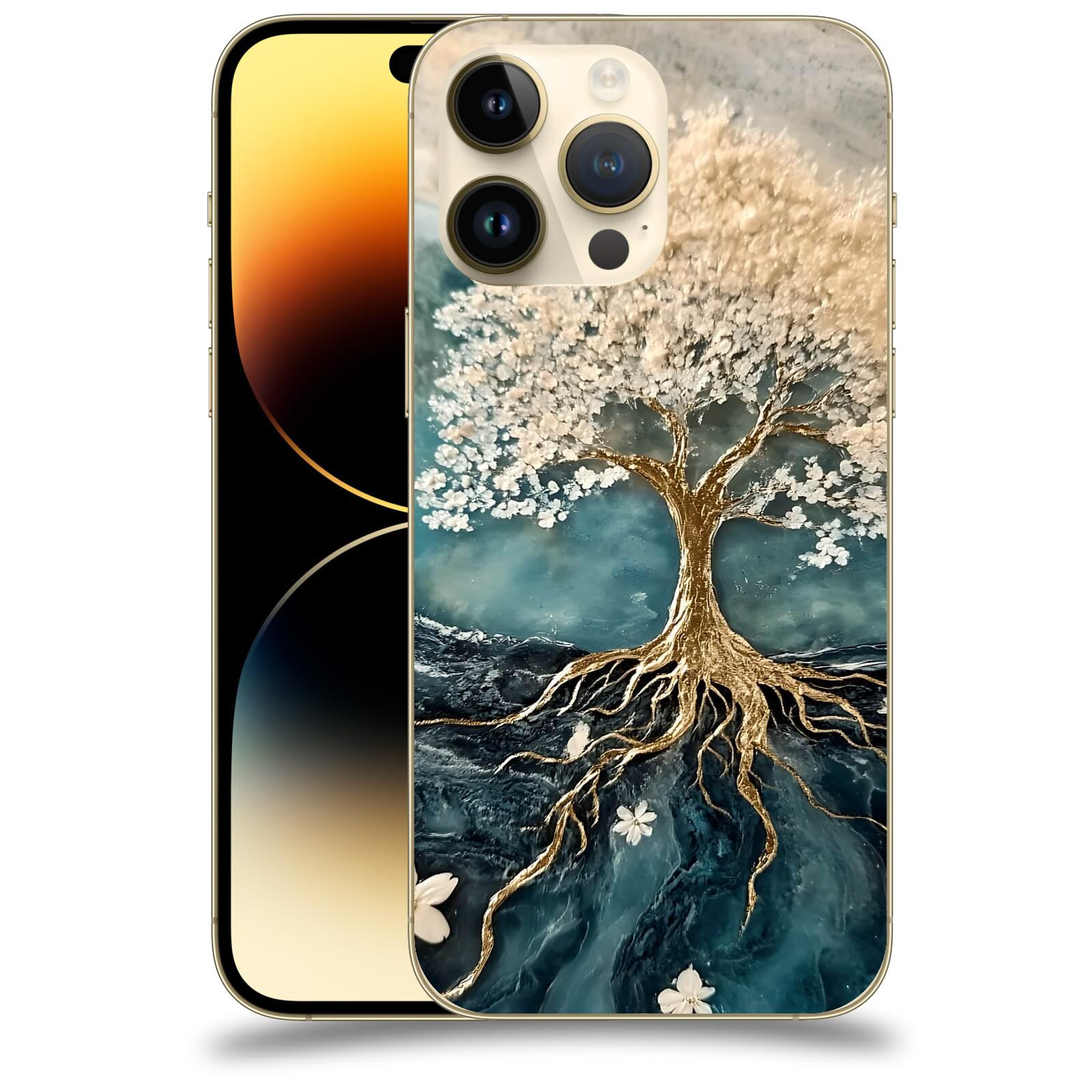 ACOVER Kryt na mobil Apple iPhone 14 Pro Max - Zlatý život