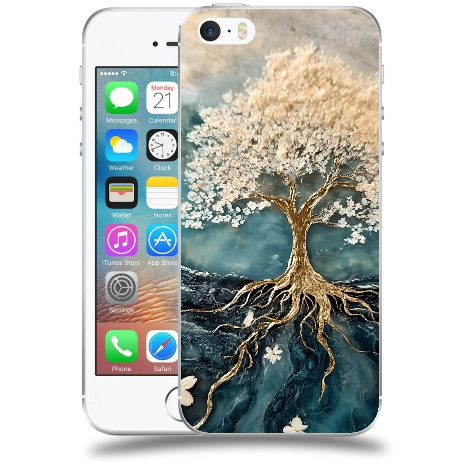 ACOVER Kryt na mobil Apple iPhone 5/5S/SE - Zlatý život