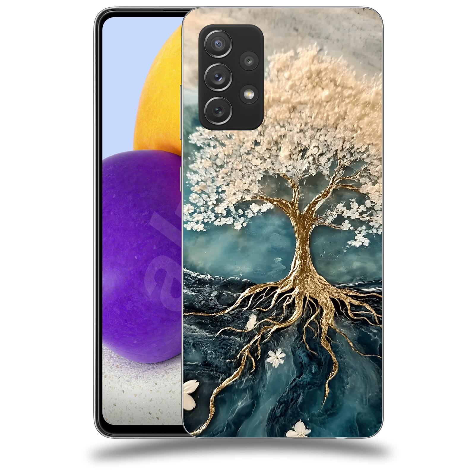 ACOVER Kryt na mobil Samsung Galaxy A73 5G - Zlatý život