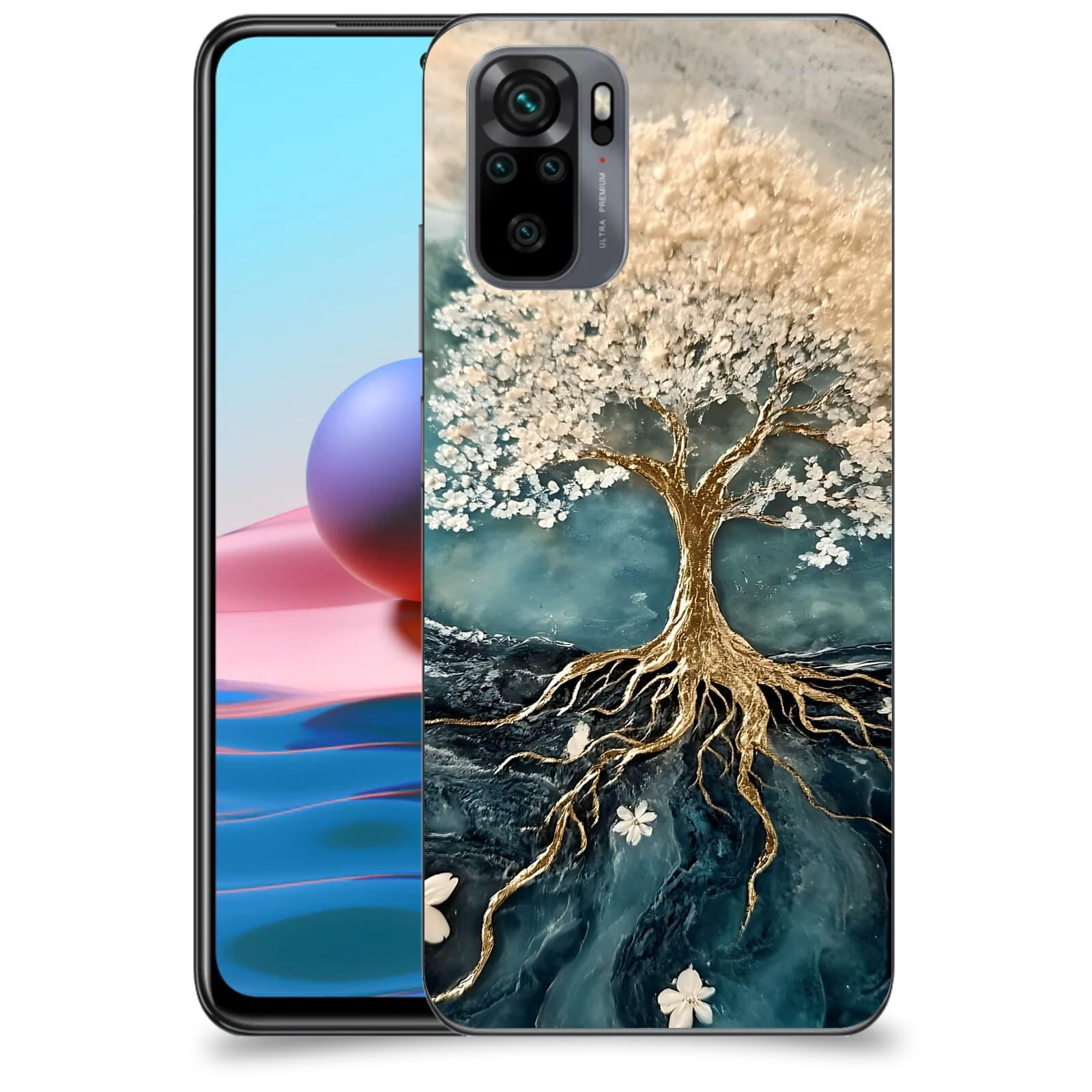 ACOVER Kryt na mobil Xiaomi Redmi Note 10 - Zlatý život
