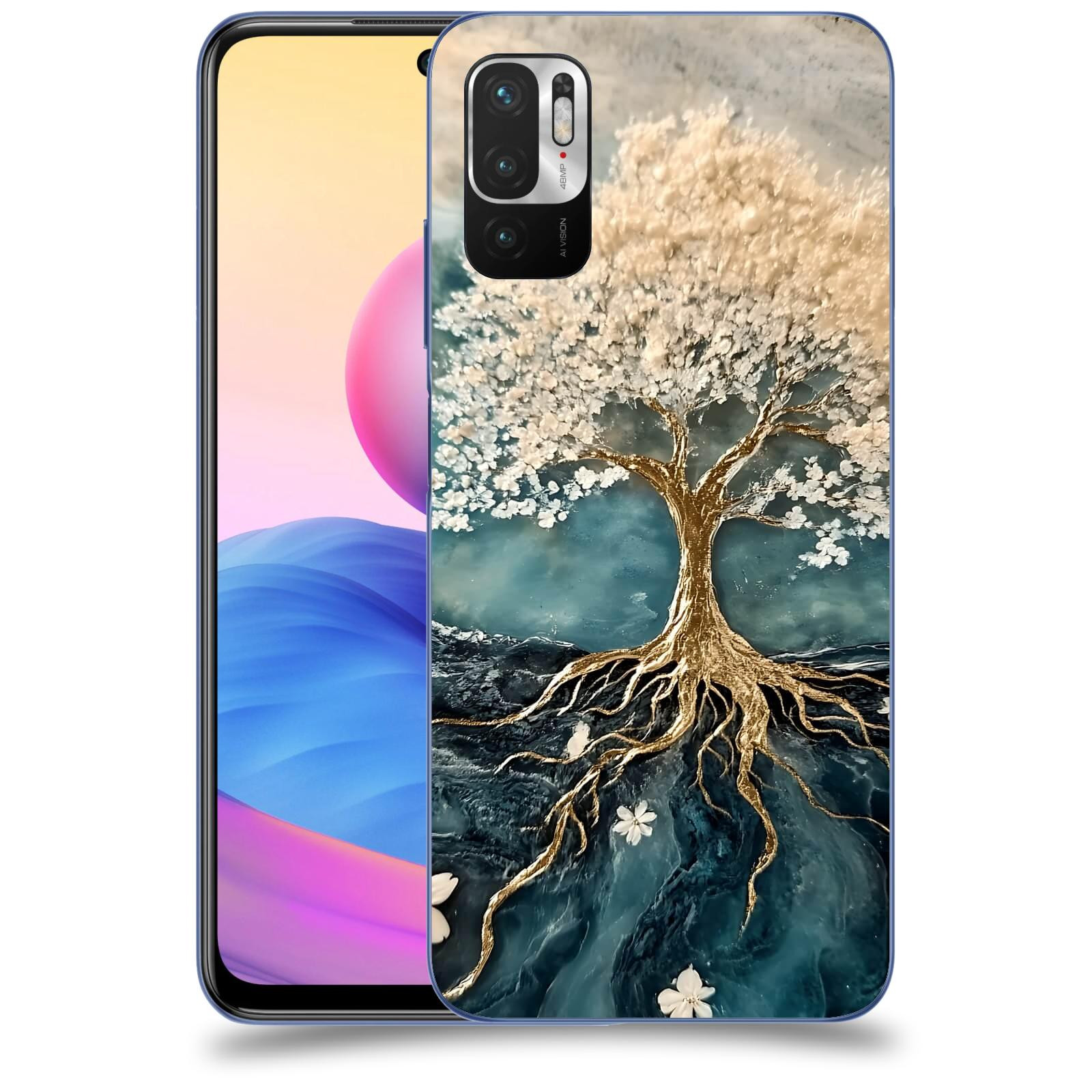 ACOVER Kryt na mobil Xiaomi Redmi Note 10 5G - Zlatý život