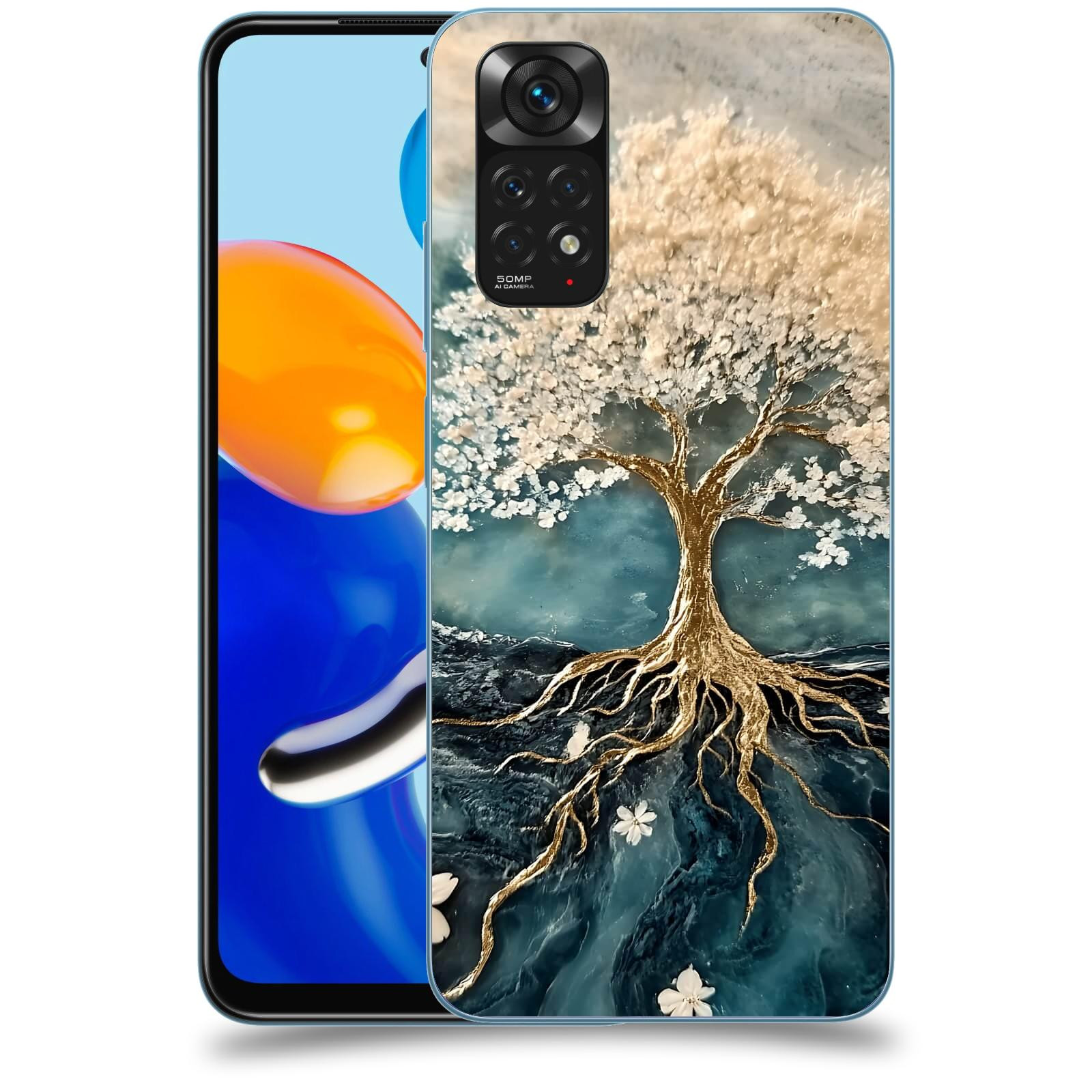 ACOVER Kryt na mobil Xiaomi Redmi Note 11 - Zlatý život